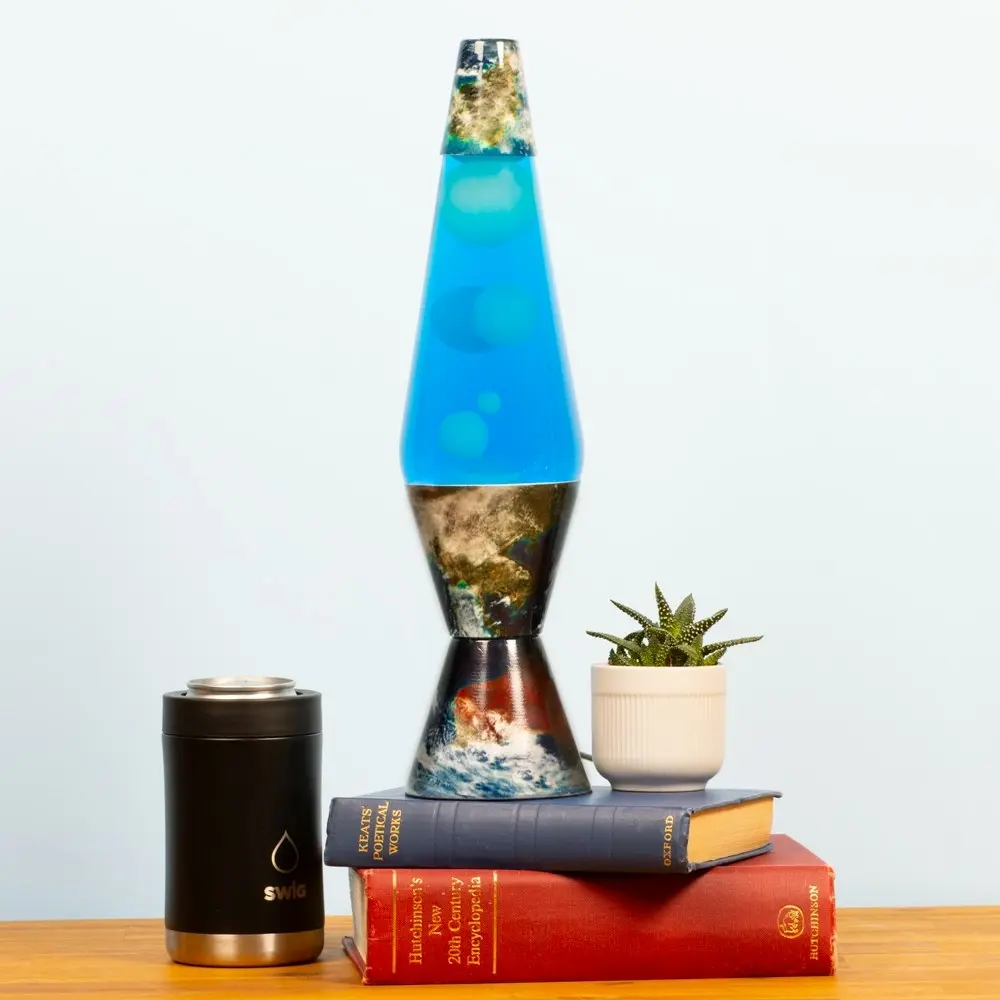 Earth Blue Lava Lamp