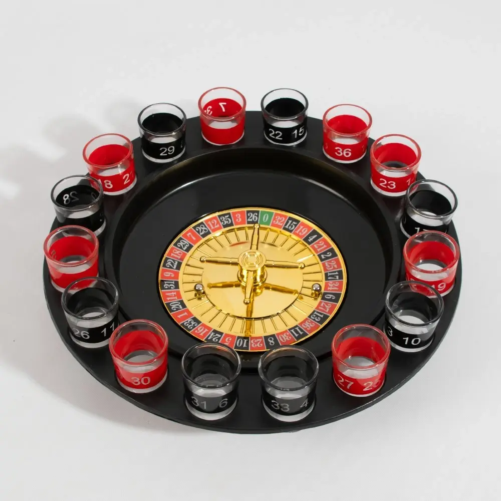 Pissed Shot Glass Roulette Drinking Game