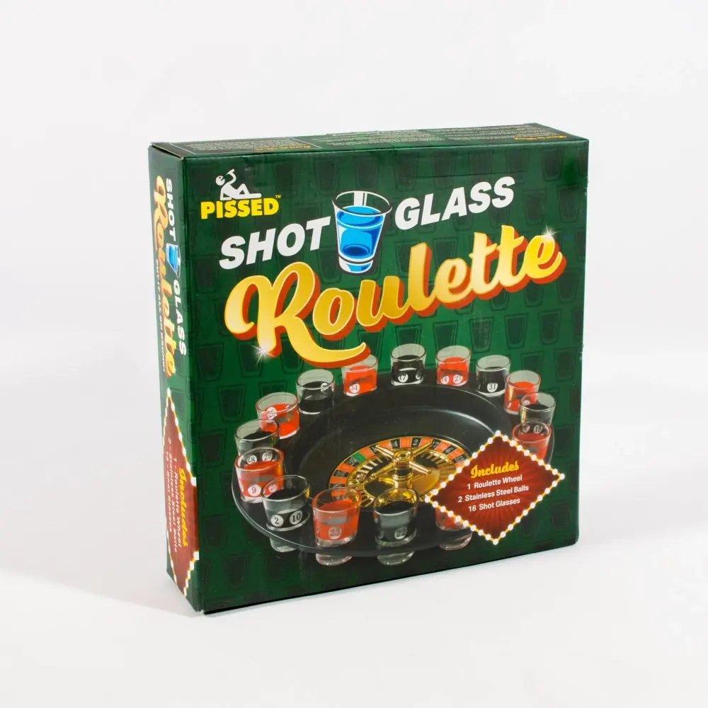 Pissed Shot Glass Roulette Drinking Game