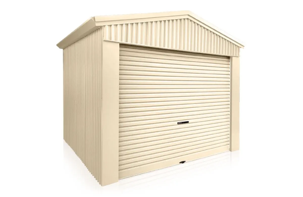 Stubbie Roller Door Shed Slate Grey