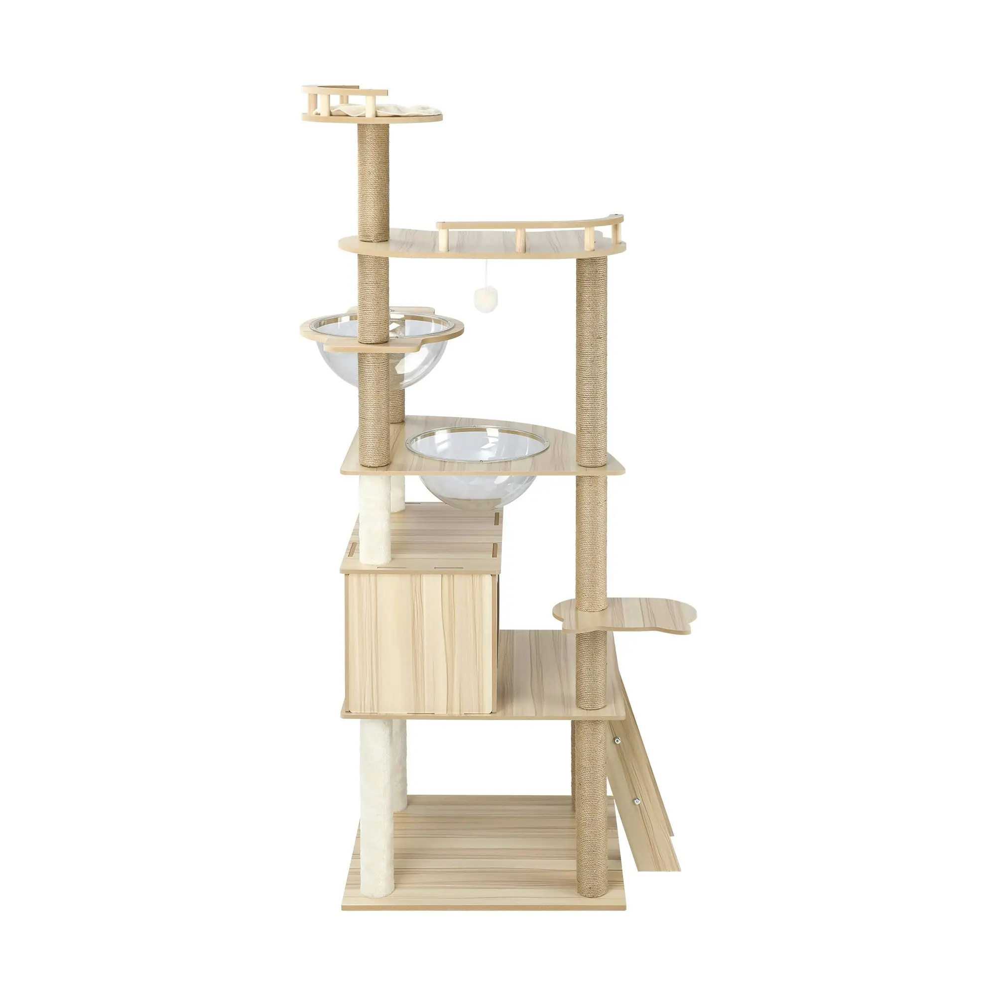 Alopet Cat Tree Scratching Post Scratcher Tower Wood Condo House Bed Large 174CM