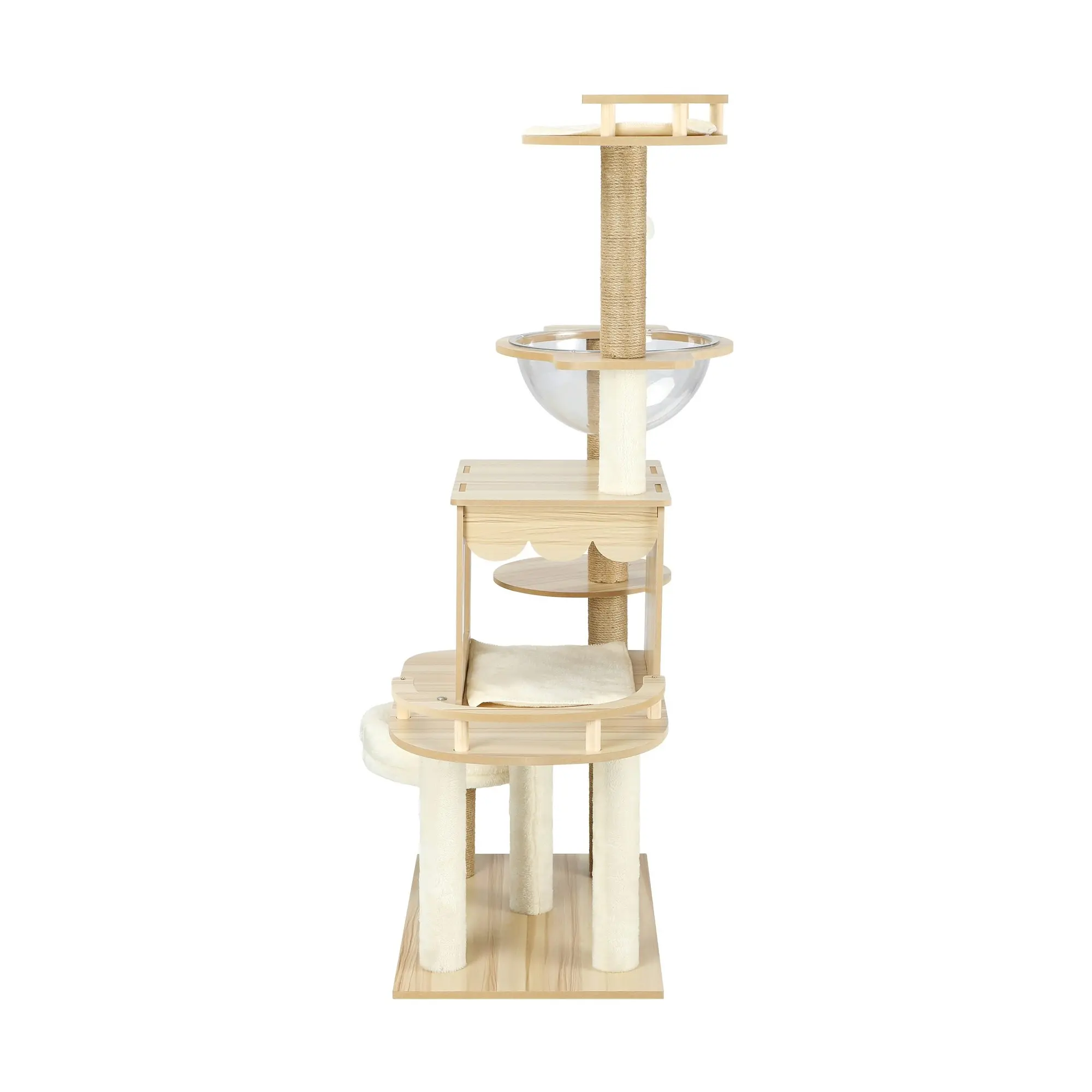 Alopet Cat Tree Scratching Post Tower Condo Scratchers Kitten Furniture 131cm