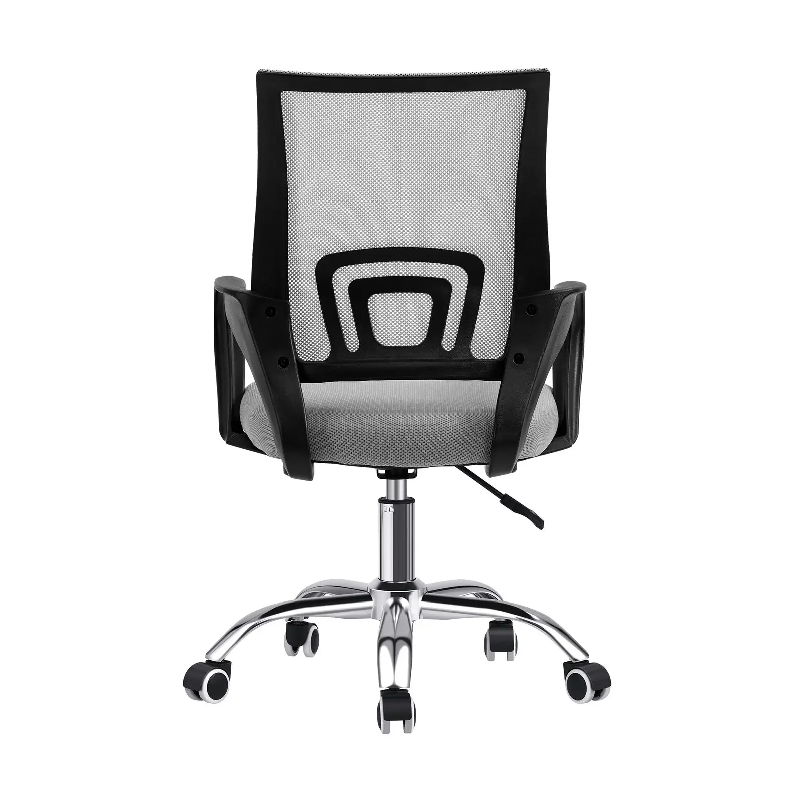 Oikiture Office Chair Computer Chairs Gaming Mesh Backrest Foam Seat Grey