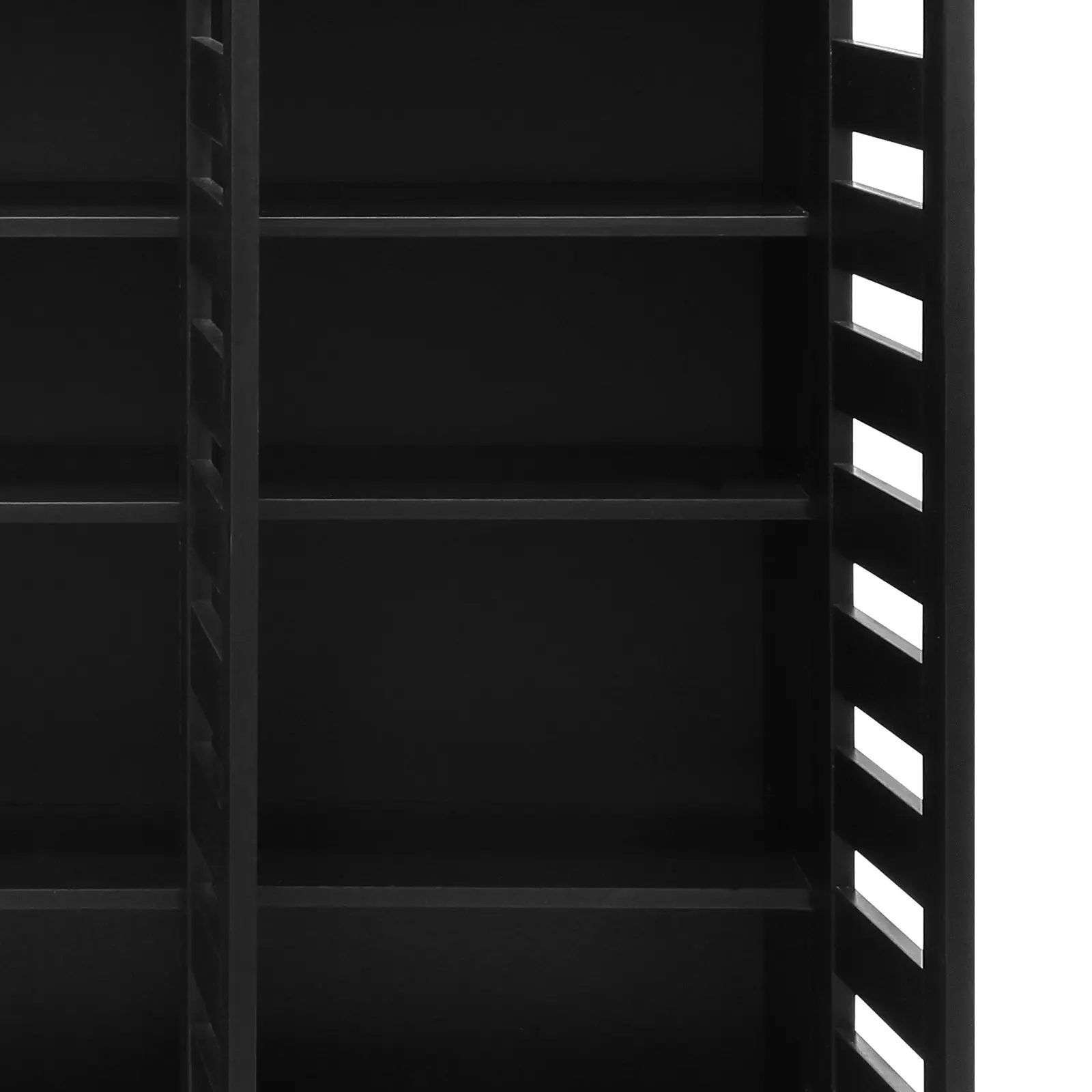 Oikiture Shoes Cabinet Shoe Storage Rack Organiser Shelf 3 Doors 30 Pairs Black