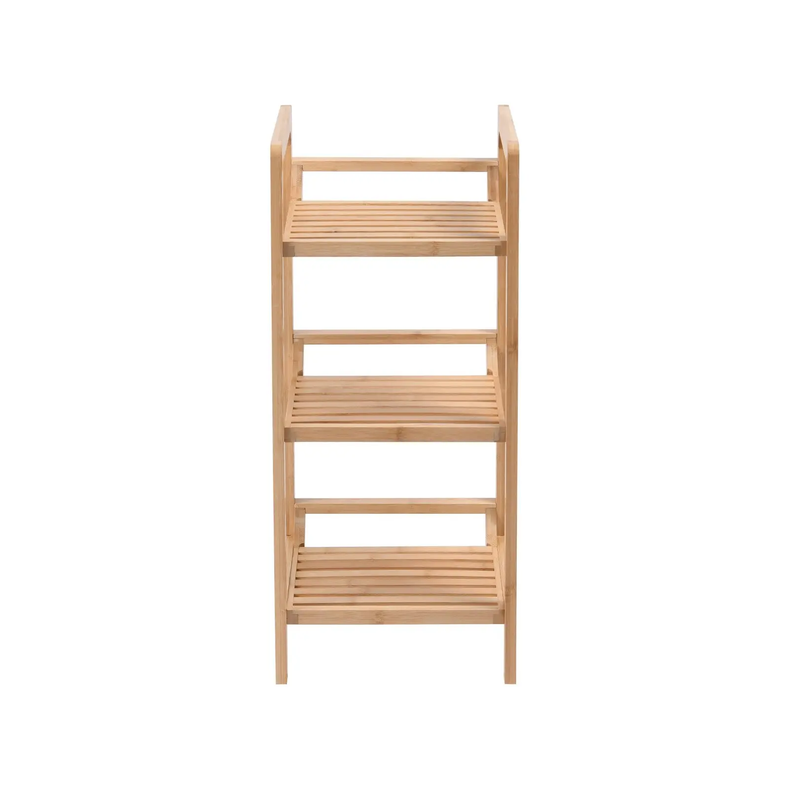 Takara Okin 3-Tier Natural Bamboo Shelf Natural Colour 30x30x70cm