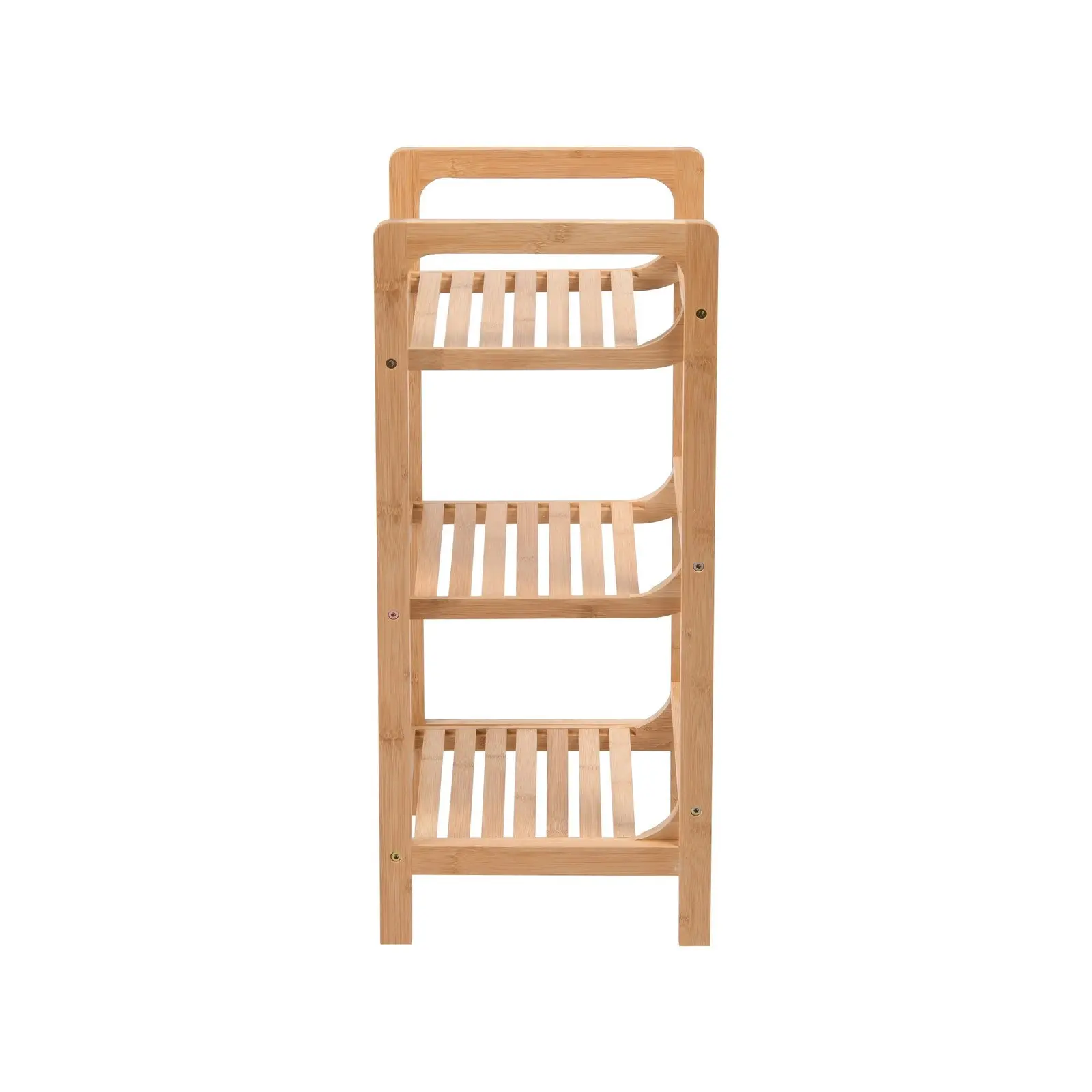 Takara Okin 3-Tier Natural Bamboo Shelf Natural Colour 30x30x70cm