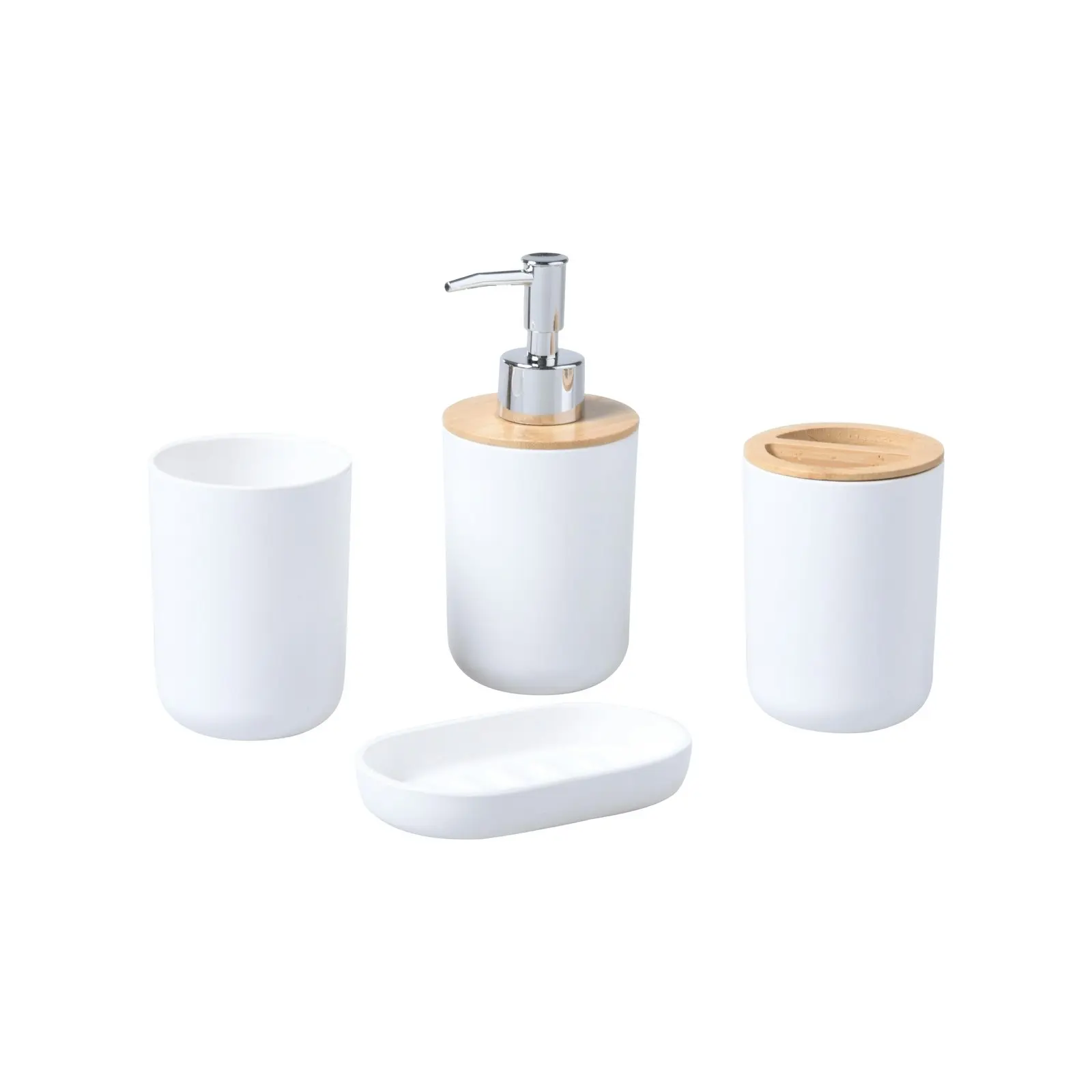 Takara Takae 4 Piece Bathroom Vanity Set White