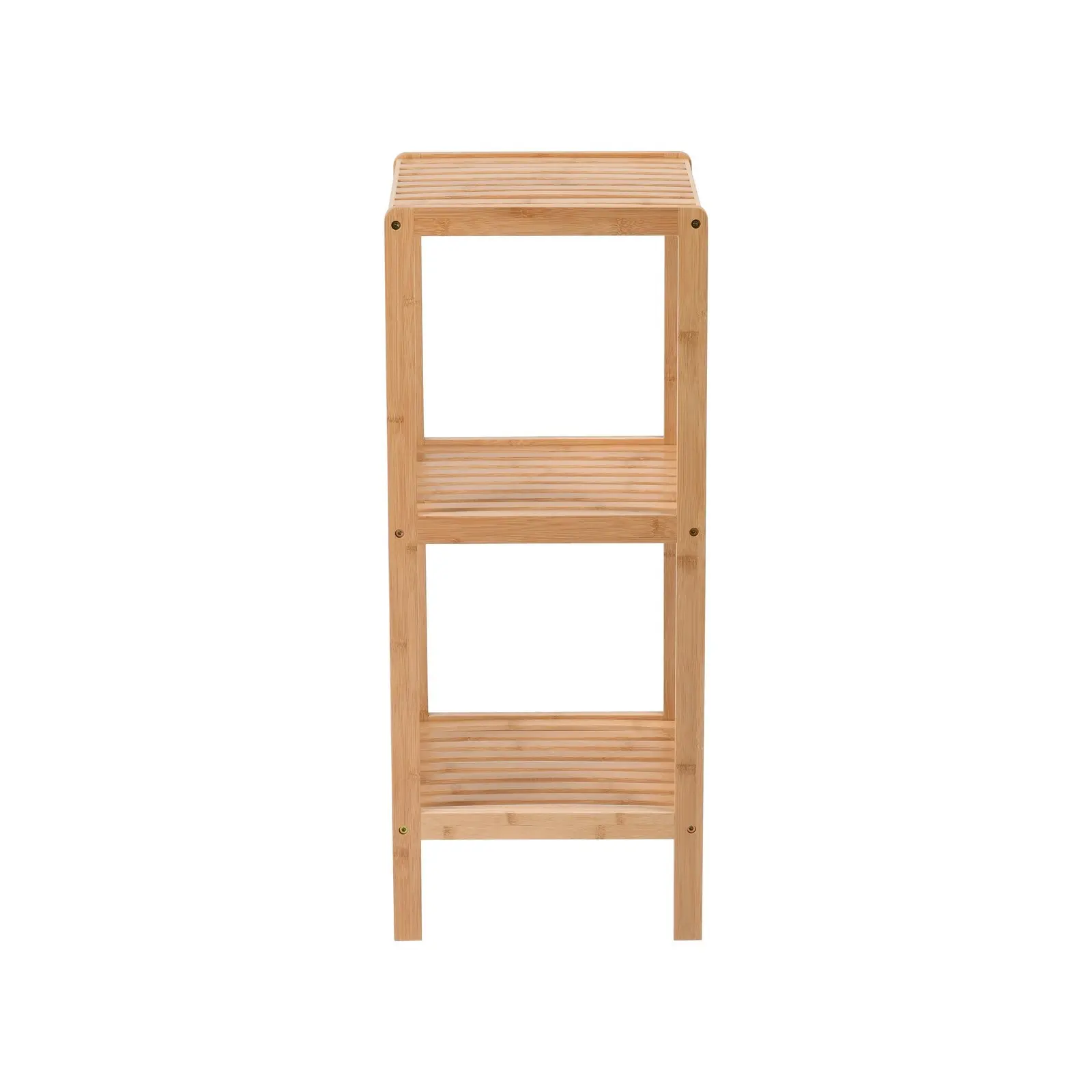 Sherwood Vivonne 3-Tier Bamboo Shelf, Natural Bamboo Colour, 34x33x80cm