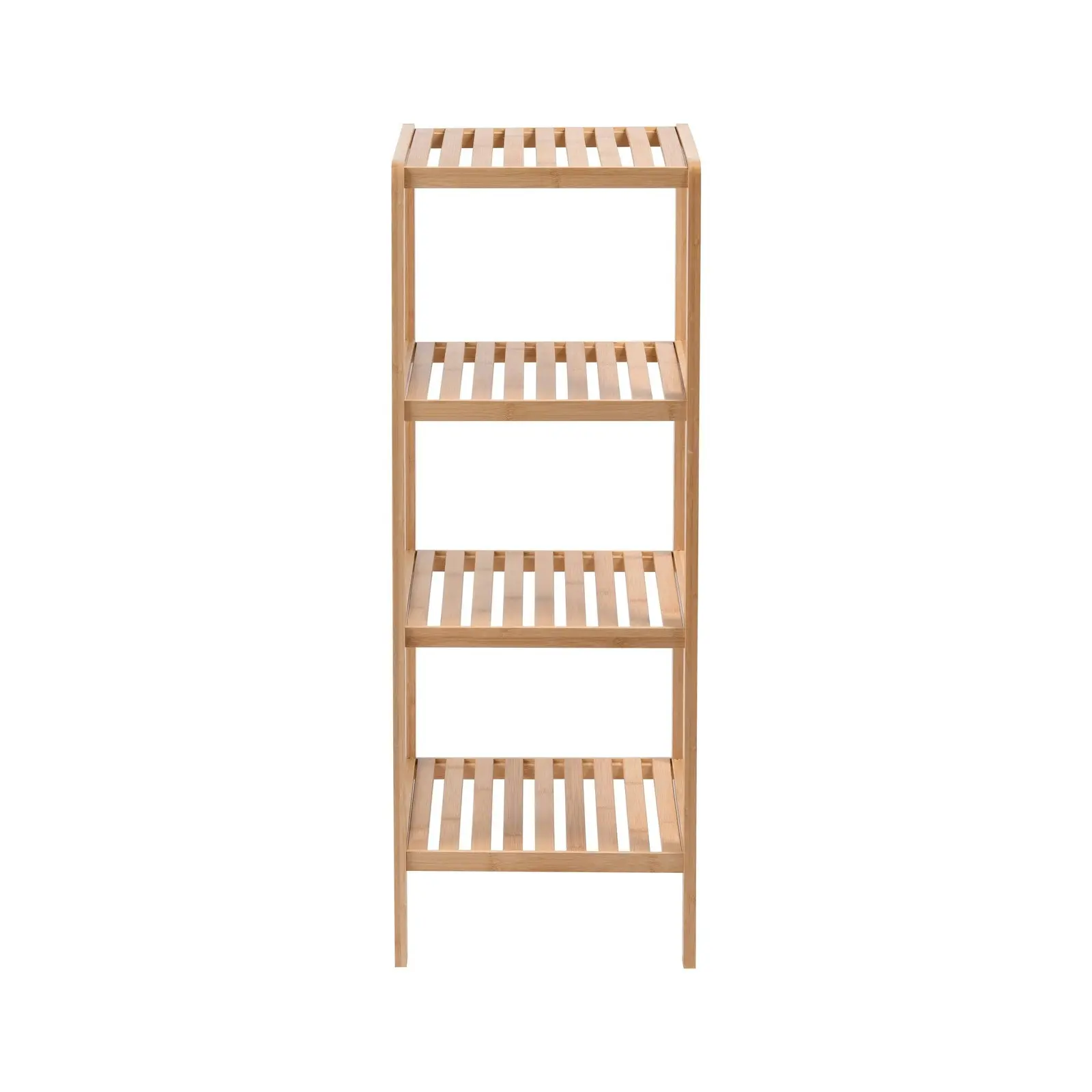 Sherwood Vivonne 4-Tier Bamboo Shelf Natural Bamboo Colour 34x33x95cm