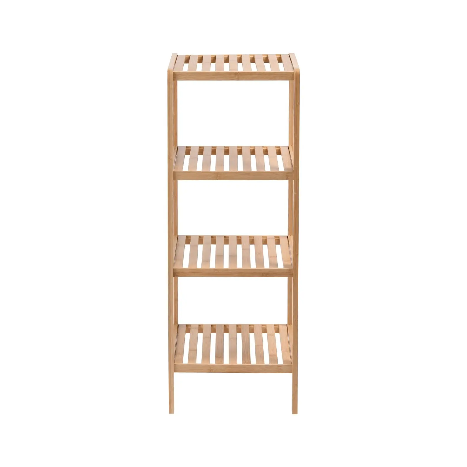 Sherwood Vivonne 4-Tier Bamboo Shelf Natural Bamboo Colour 34x33x95cm