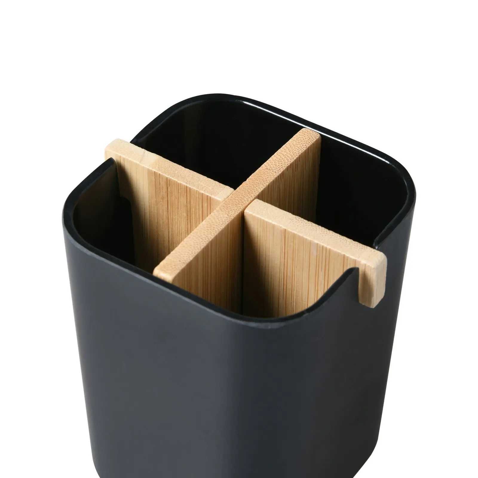 Takara Takae - Bamboo Toothbrush Holder Black