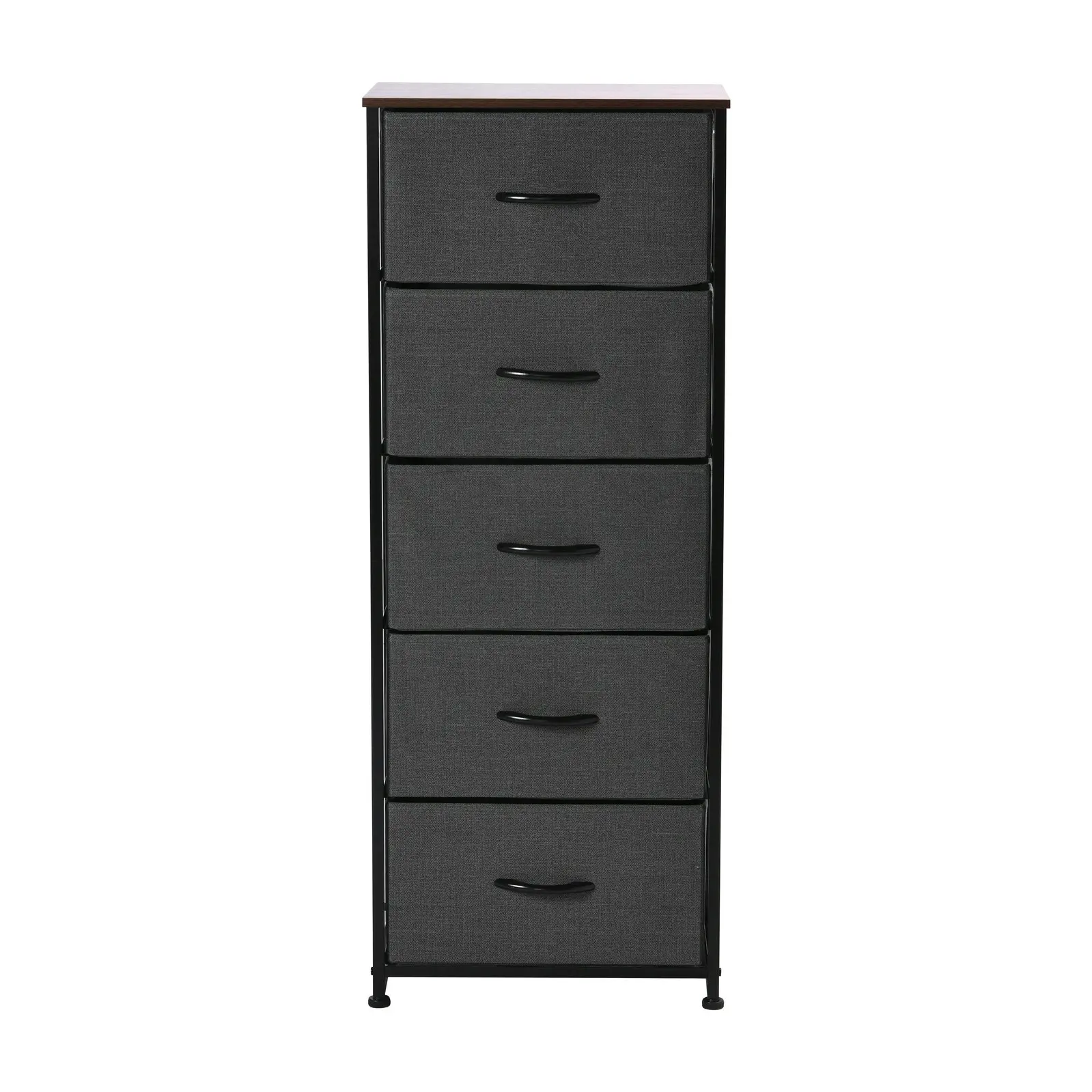 Sherwood Luna 5 Drawer Tallboy Charcoal (TW Exclusive)