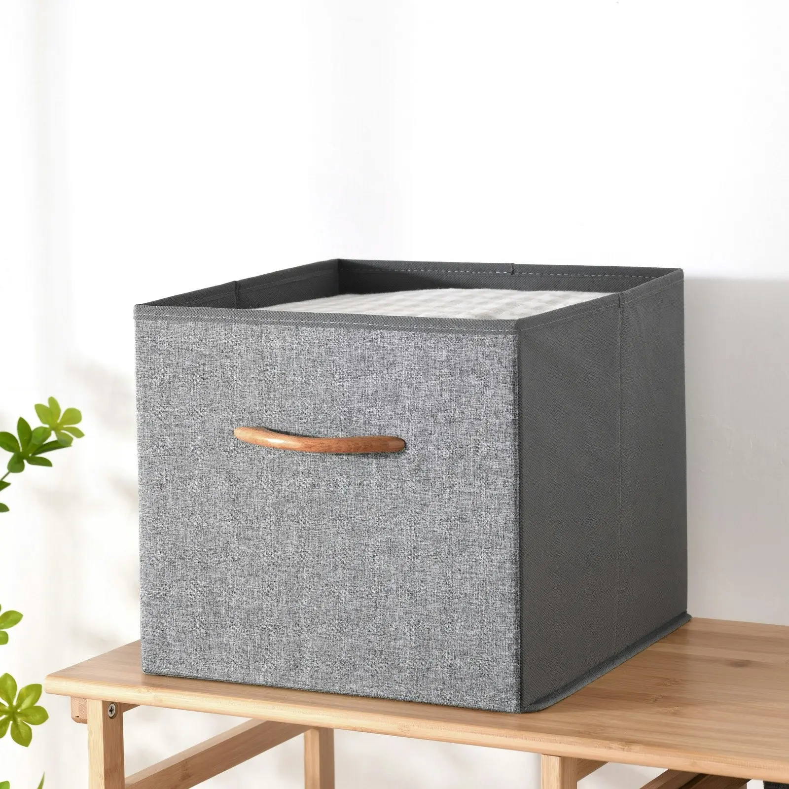 Takara Kicho Fabric Storage Box Grey 30x30x29cm