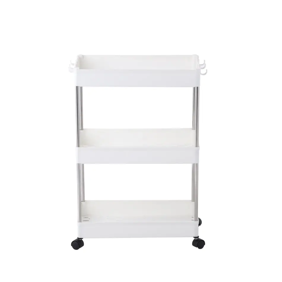 Sherwood Home 3 Tiers Organiser - White - 40x22x60cm