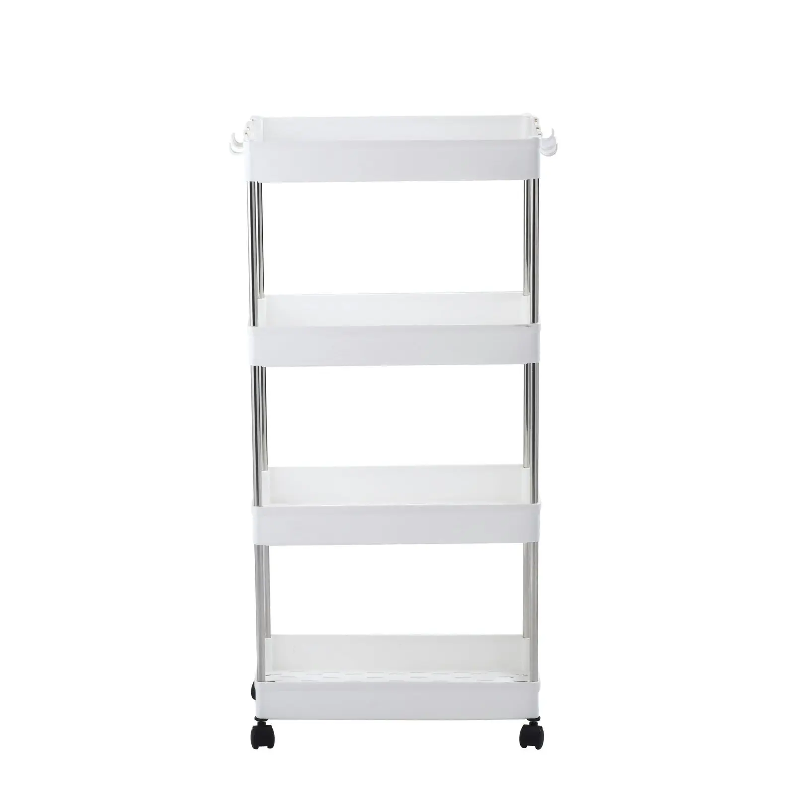 Sherwood Home 4 Tiers Organiser - White - 40x22x86cm