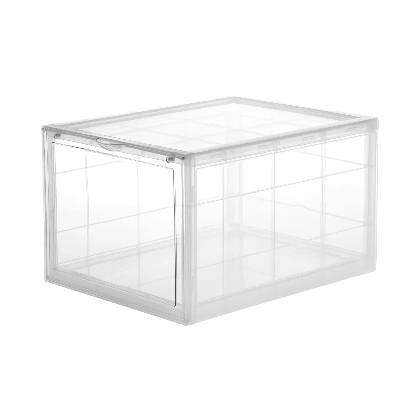 Sherwood Front Display Shoe Box Organiser Clear 36x28x22cm