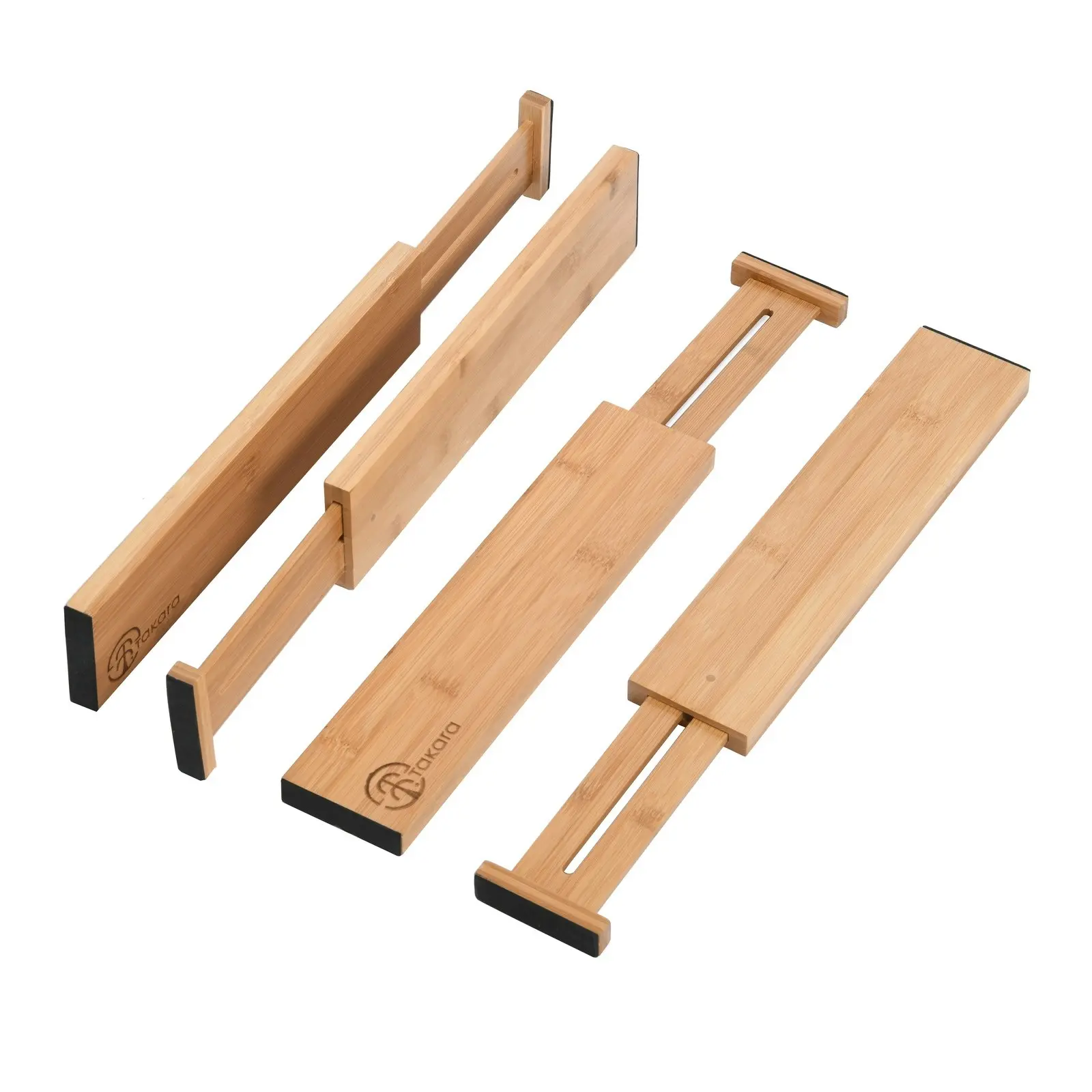 Takara Expandable Drawer Dividers Set-of-4 Small 31-44x6.5x1.6cm