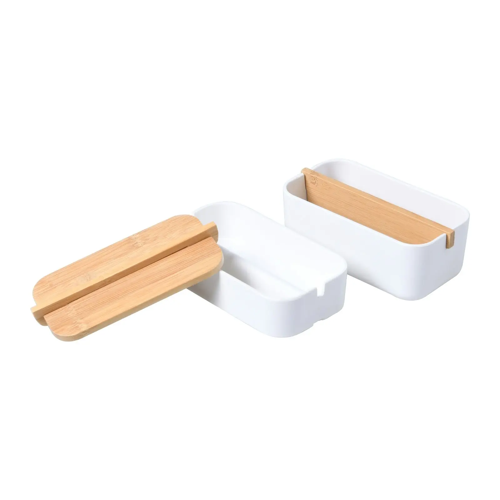 Takara Takae - Bamboo Double Layer Jewellery Box White