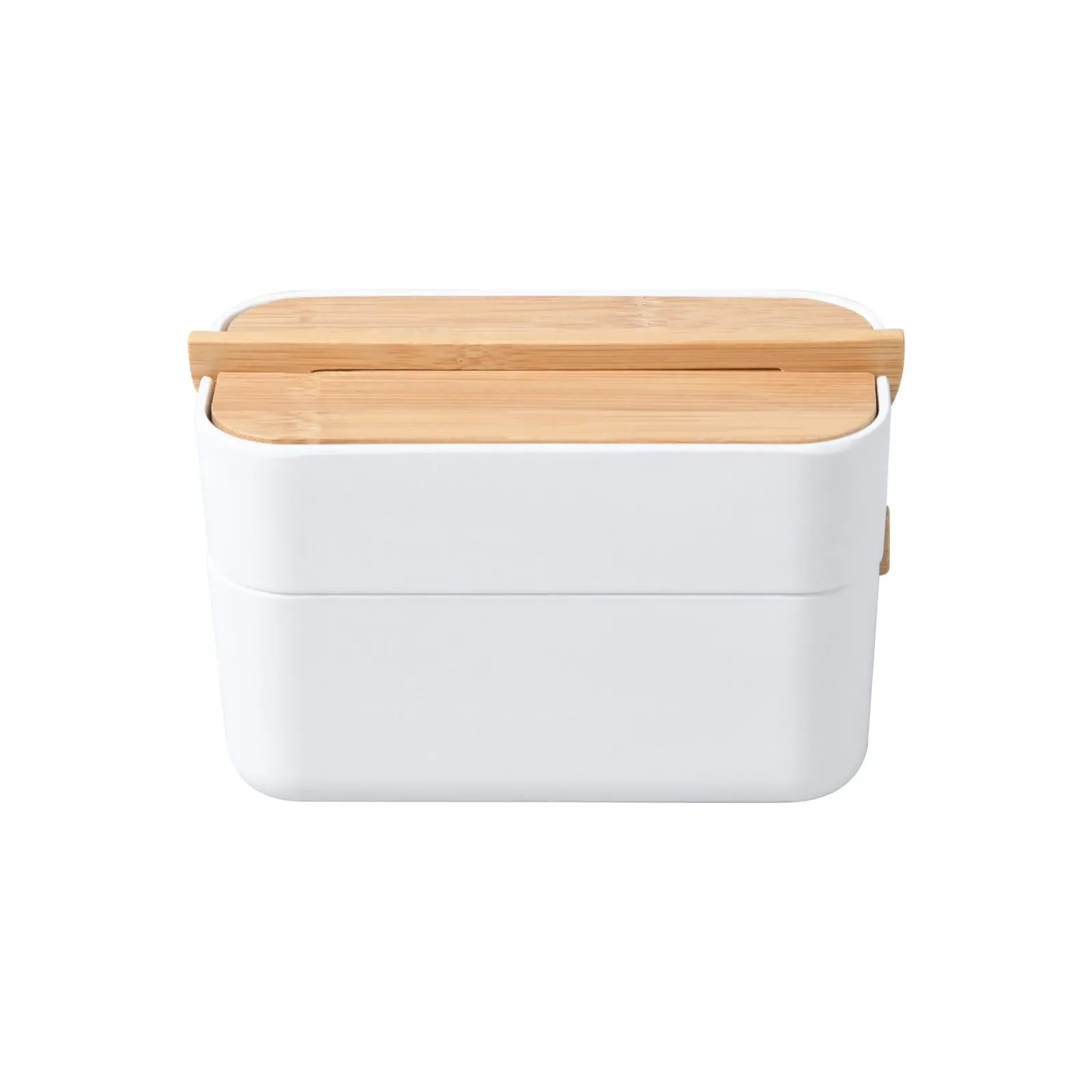 Takara Takae - Bamboo Double Layer Jewellery Box White