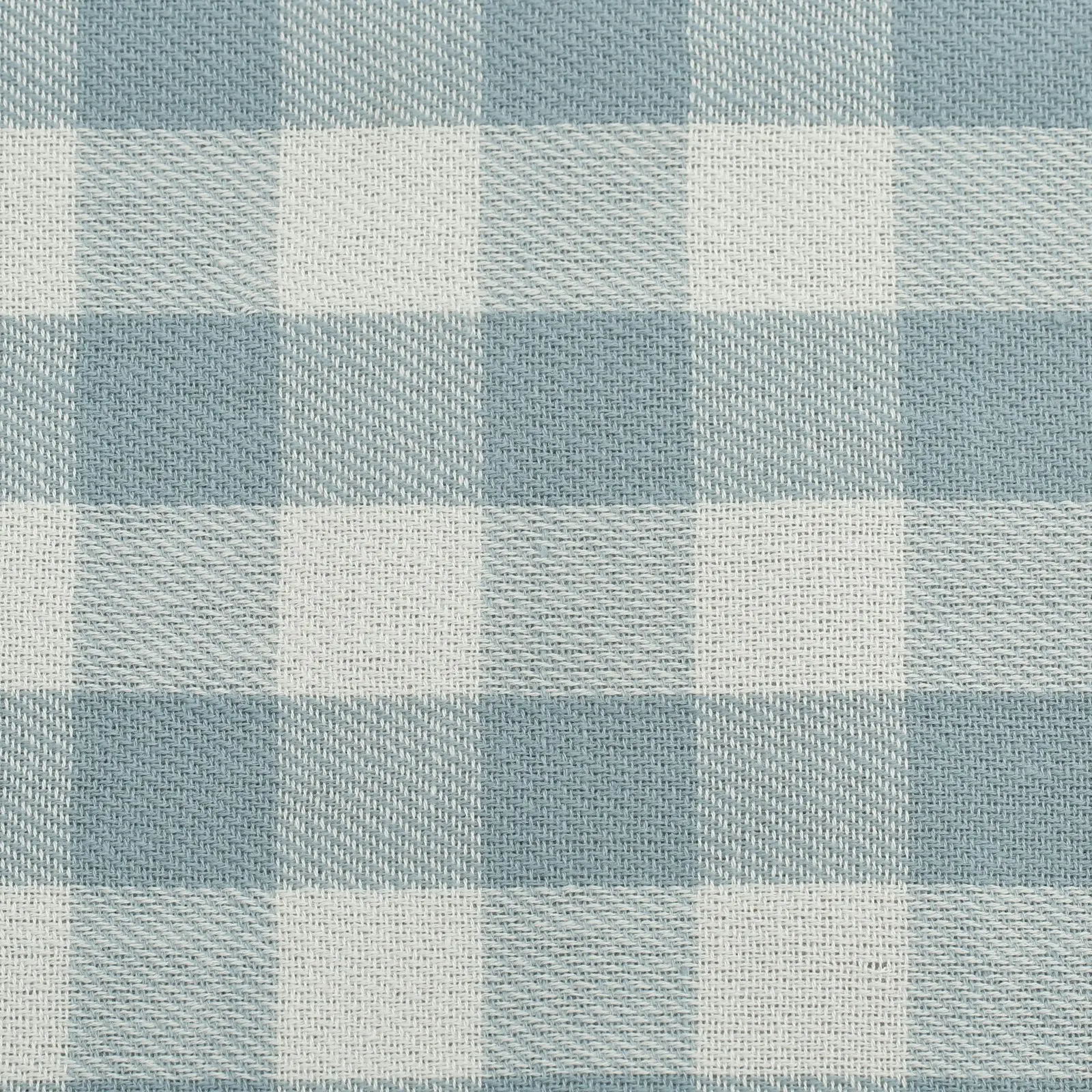 Sherwood Faux Linen Picnic Rug Blue and White Plaid 200x150cm