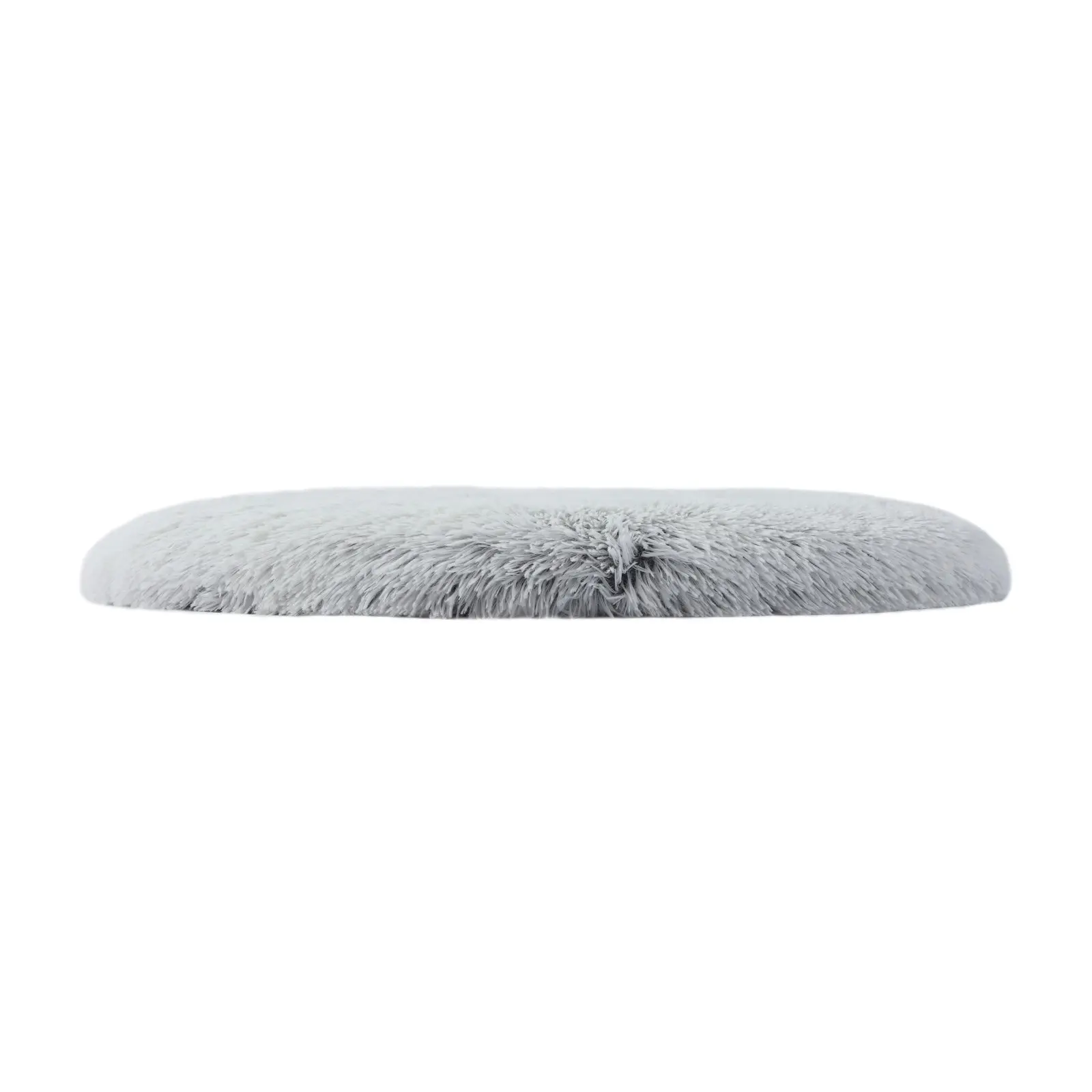 Charlie's Shaggy Faux Fur Round Calming Dog Mat Arctic White Medium