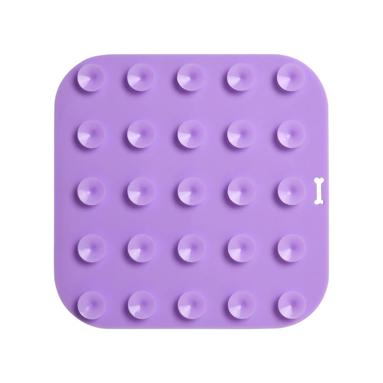 Charlie’s Shlurp Multi-Texture Lick Mat With Suction Back Purple 20x20x1cm