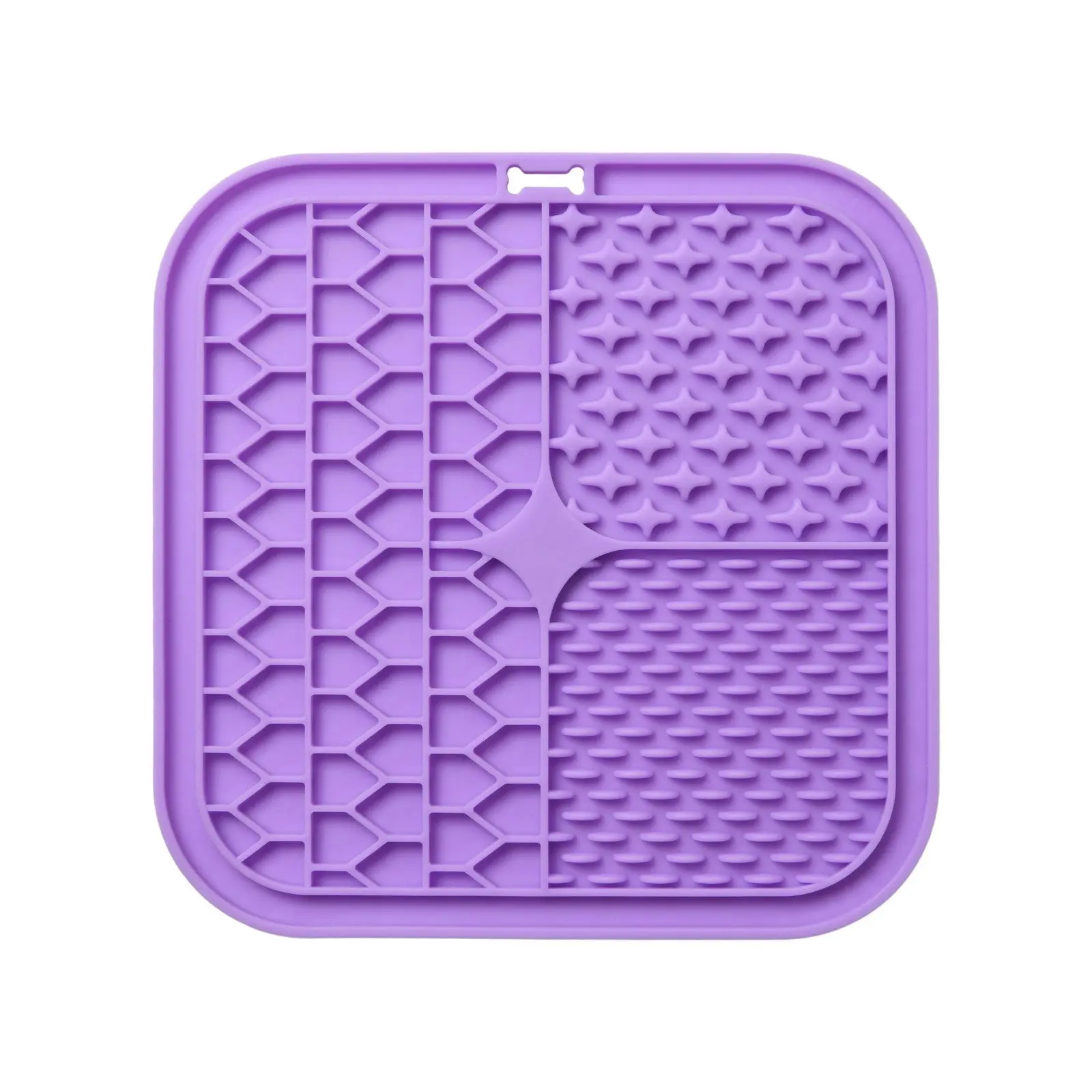 Charlie’s Shlurp Multi-Texture Lick Mat With Suction Back Purple 20x20x1cm