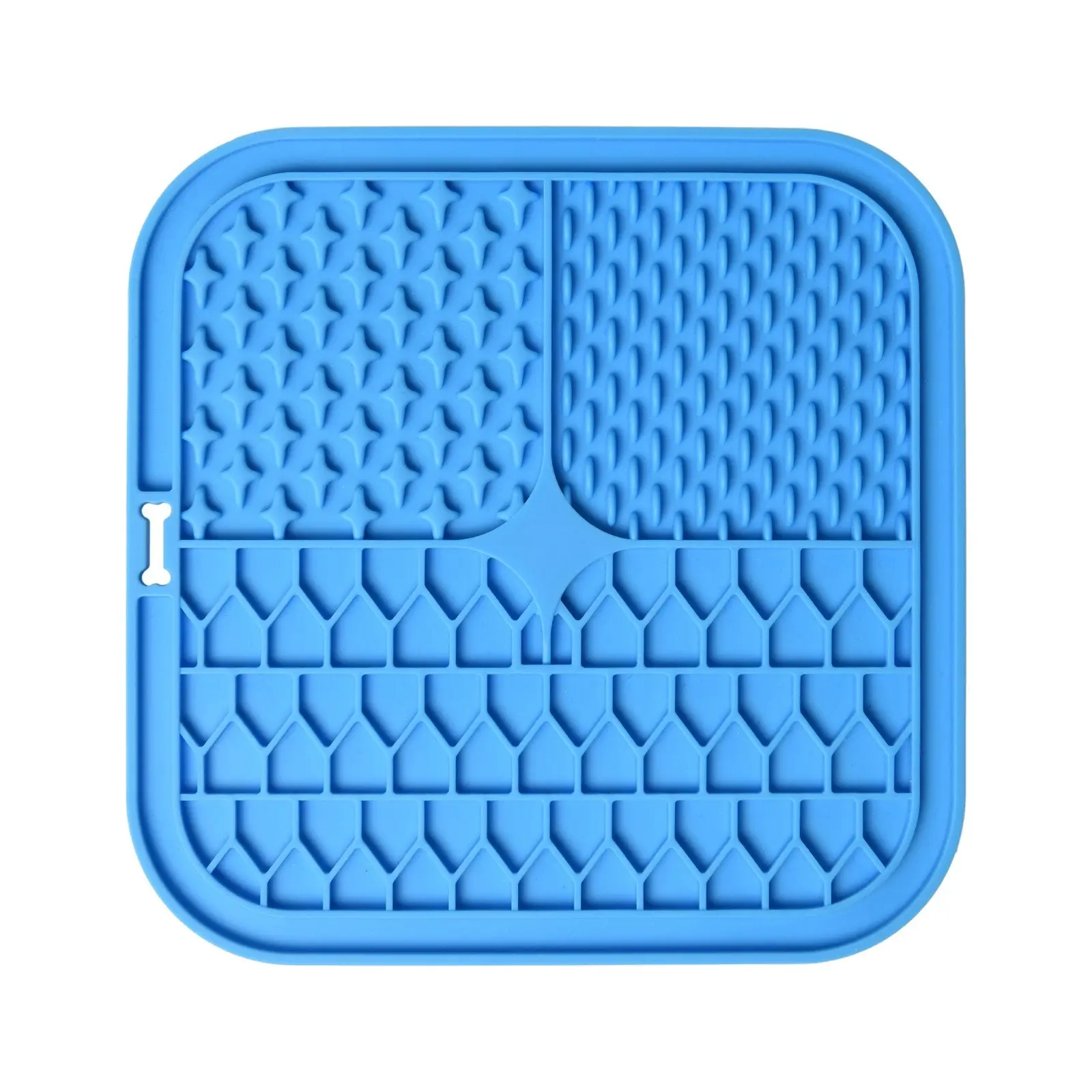 Charlie’s Shlurp Multi-Texture Lick Mat With Suction Back Blue 20x20x1cm