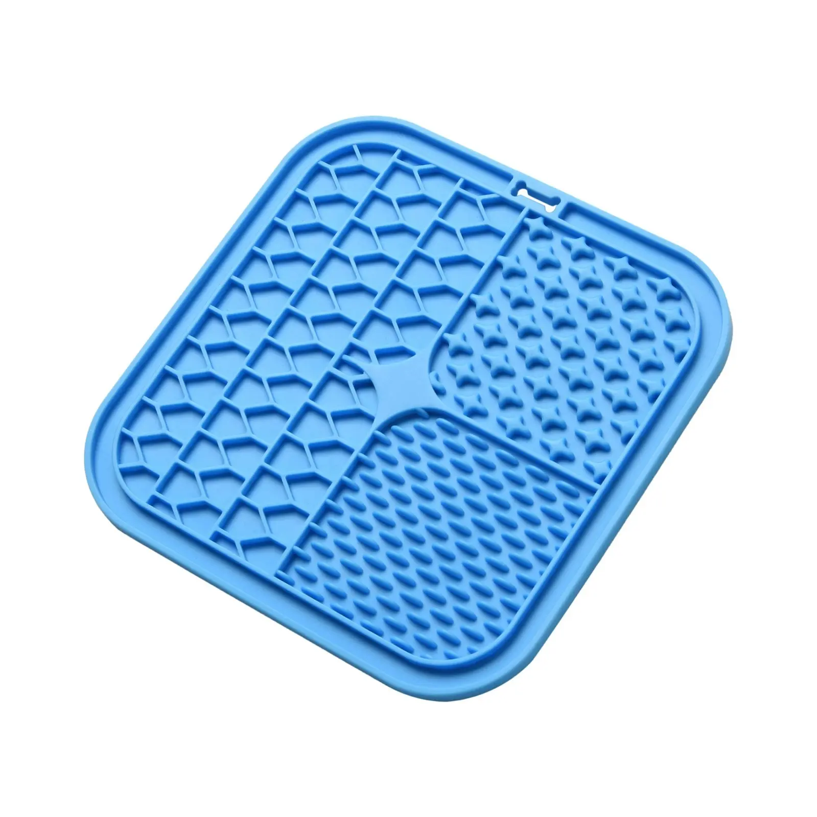 Charlie’s Shlurp Multi-Texture Lick Mat With Suction Back Blue 20x20x1cm