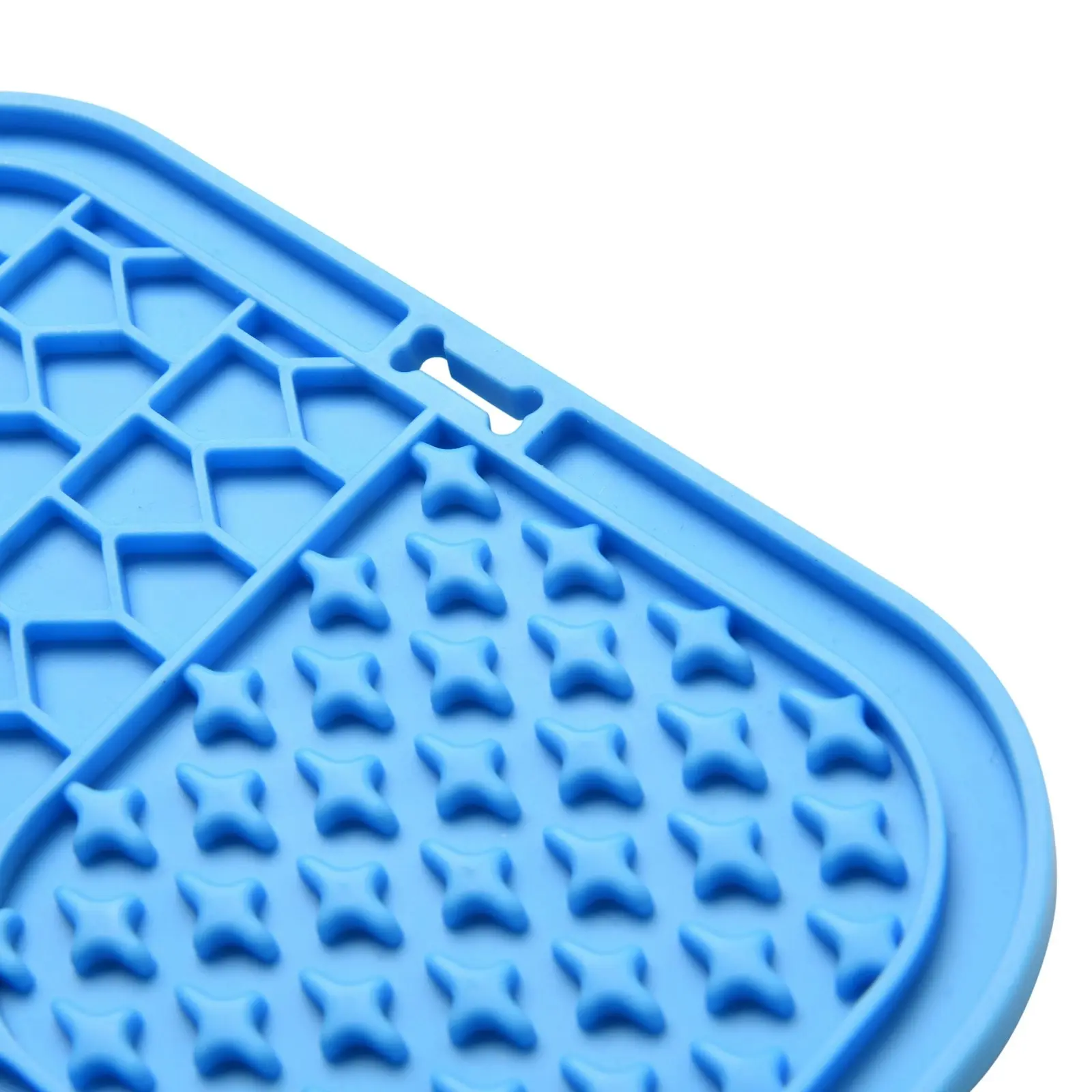 Charlie’s Shlurp Multi-Texture Lick Mat With Suction Back Blue 20x20x1cm