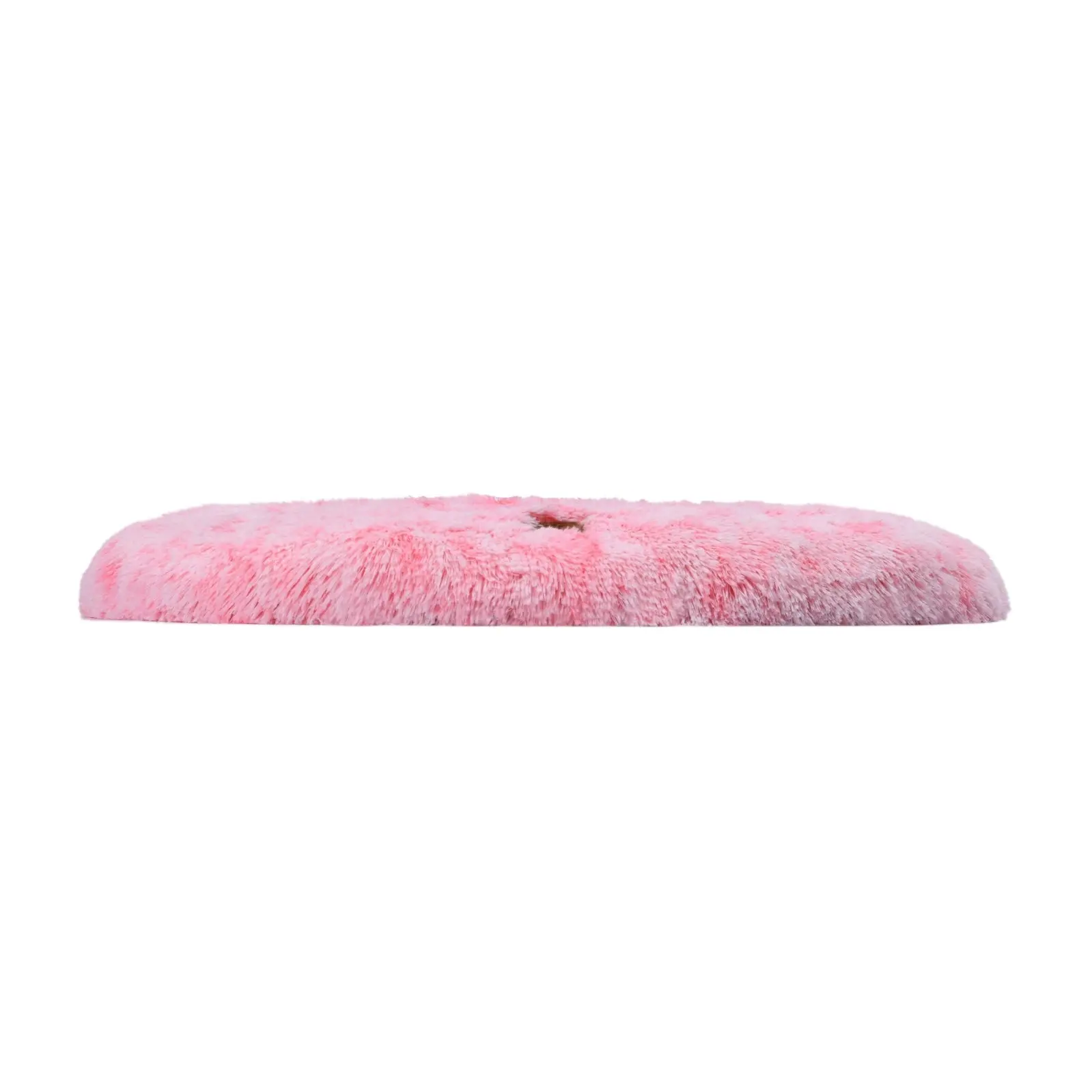 Charlie's Shaggy Faux Fur Round Calming Dog Mat Ombre Pink Large