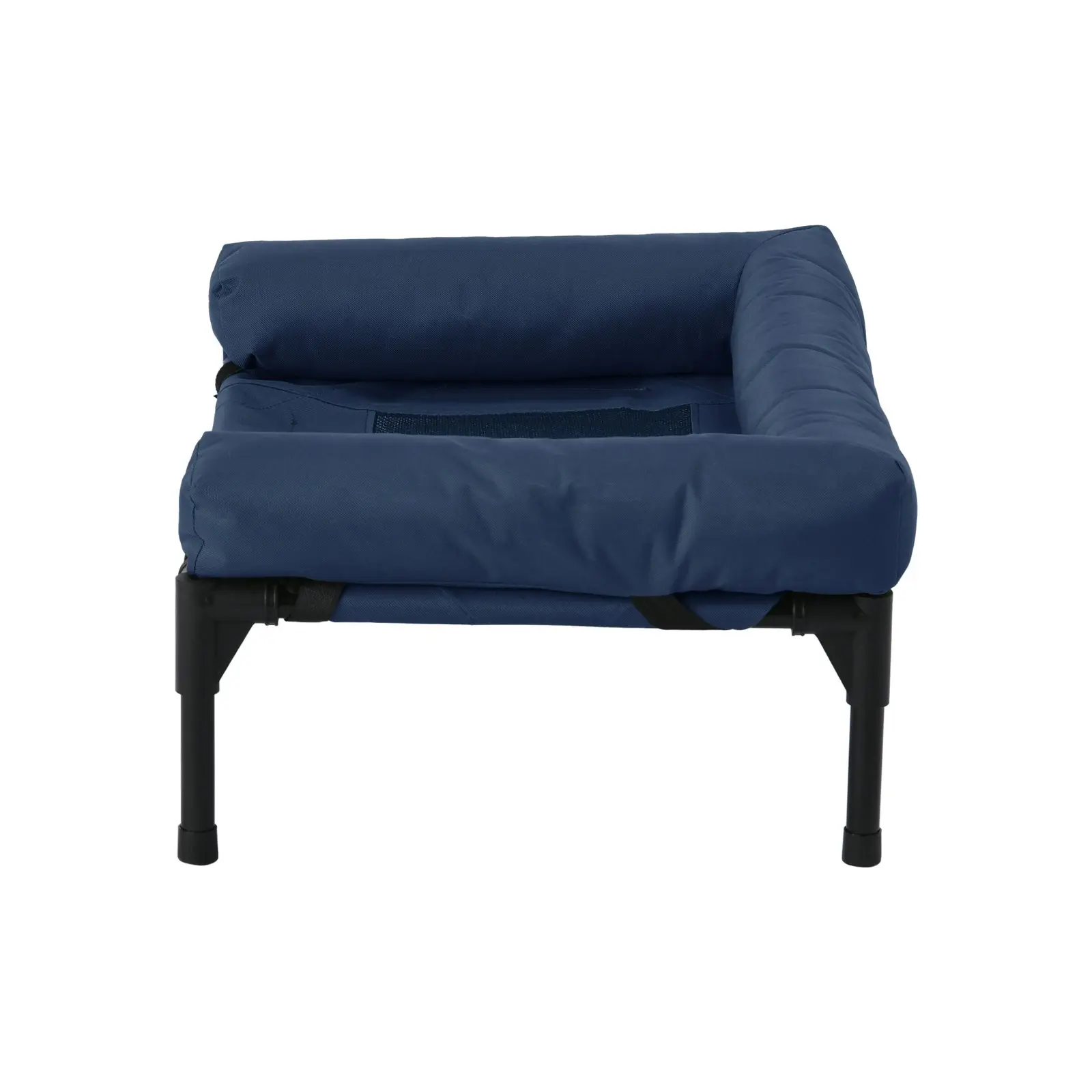 Charlie's Elevated Trampoline Bolster Sofa Dog Bed Blue Small