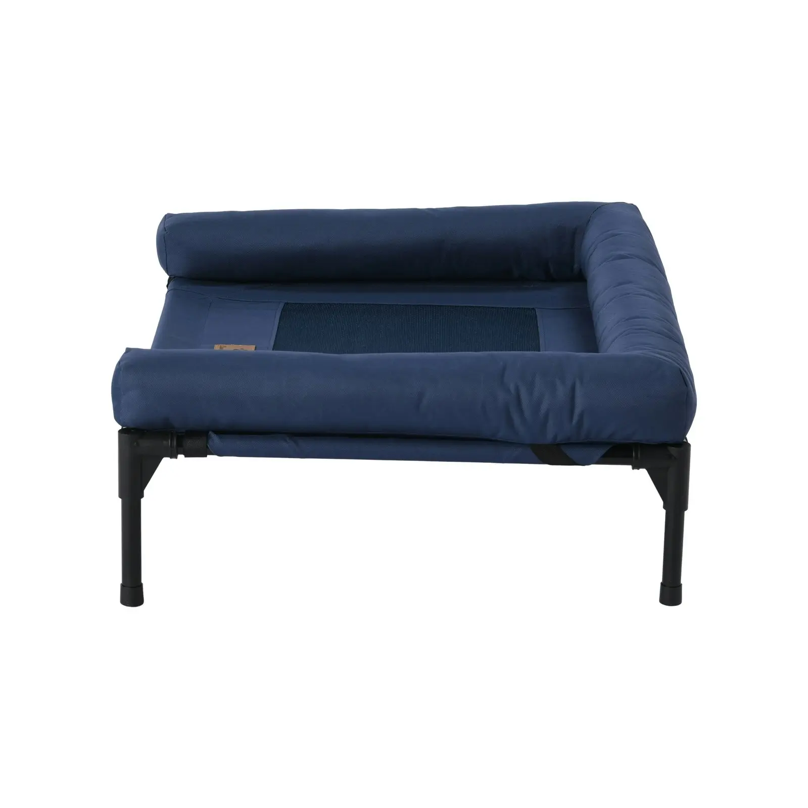 Charlie’s Pet Trampoline Bolster Sofa Bed Blue Medium 81.3 x 63.5 x 26.7cm