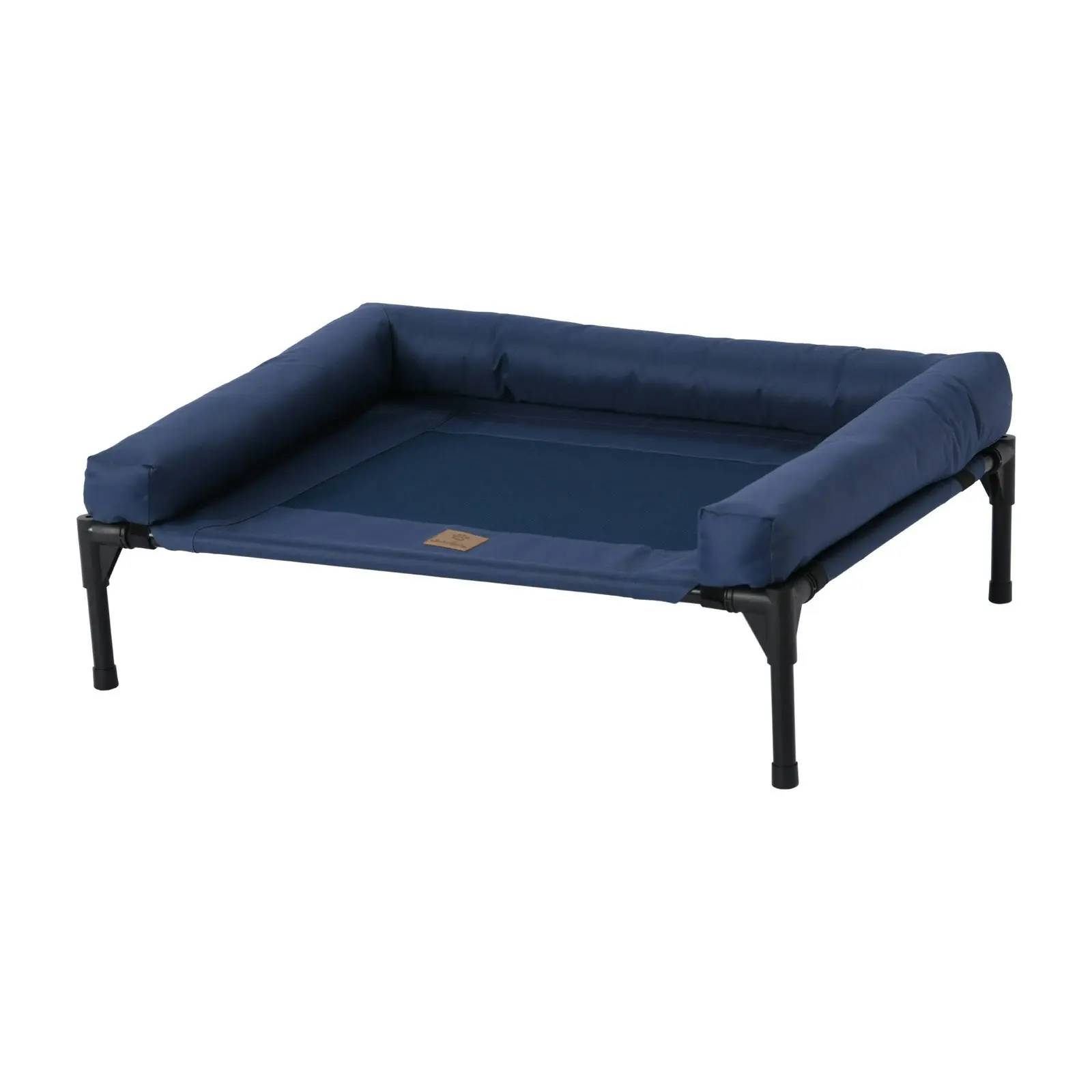 Charlie’s Pet Trampoline Bolster Sofa Bed Blue Medium 81.3 x 63.5 x 26.7cm