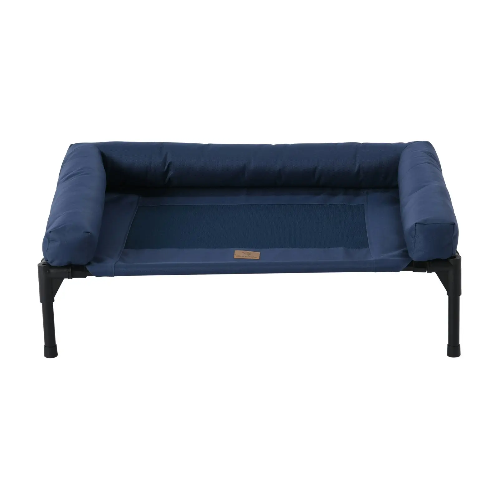 Charlie’s Pet Trampoline Bolster Sofa Bed Blue Medium 81.3 x 63.5 x 26.7cm