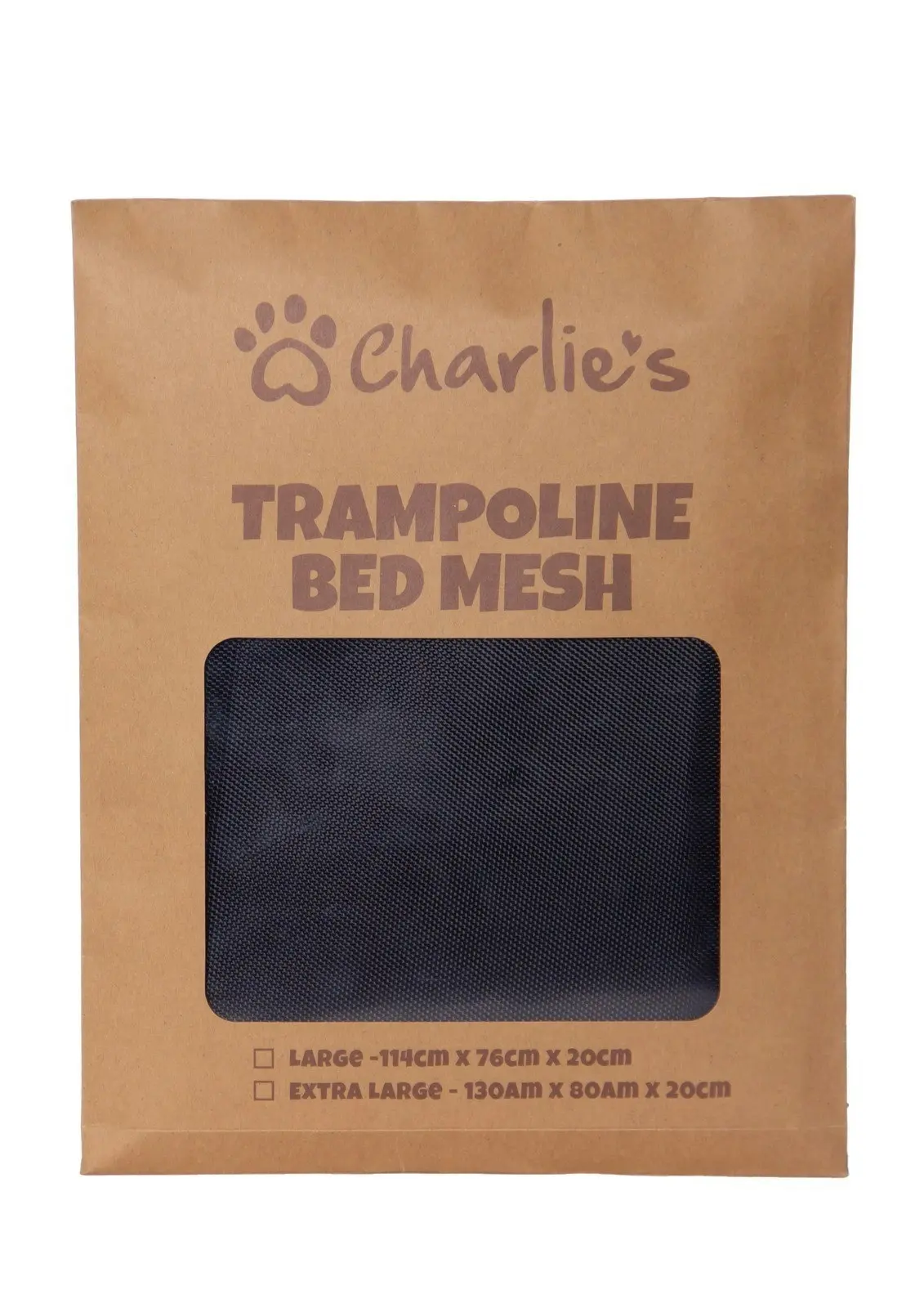 Charlie's Replaceable Cover for Elevated Trampoline Hammock Dog Bed Black Extra Large