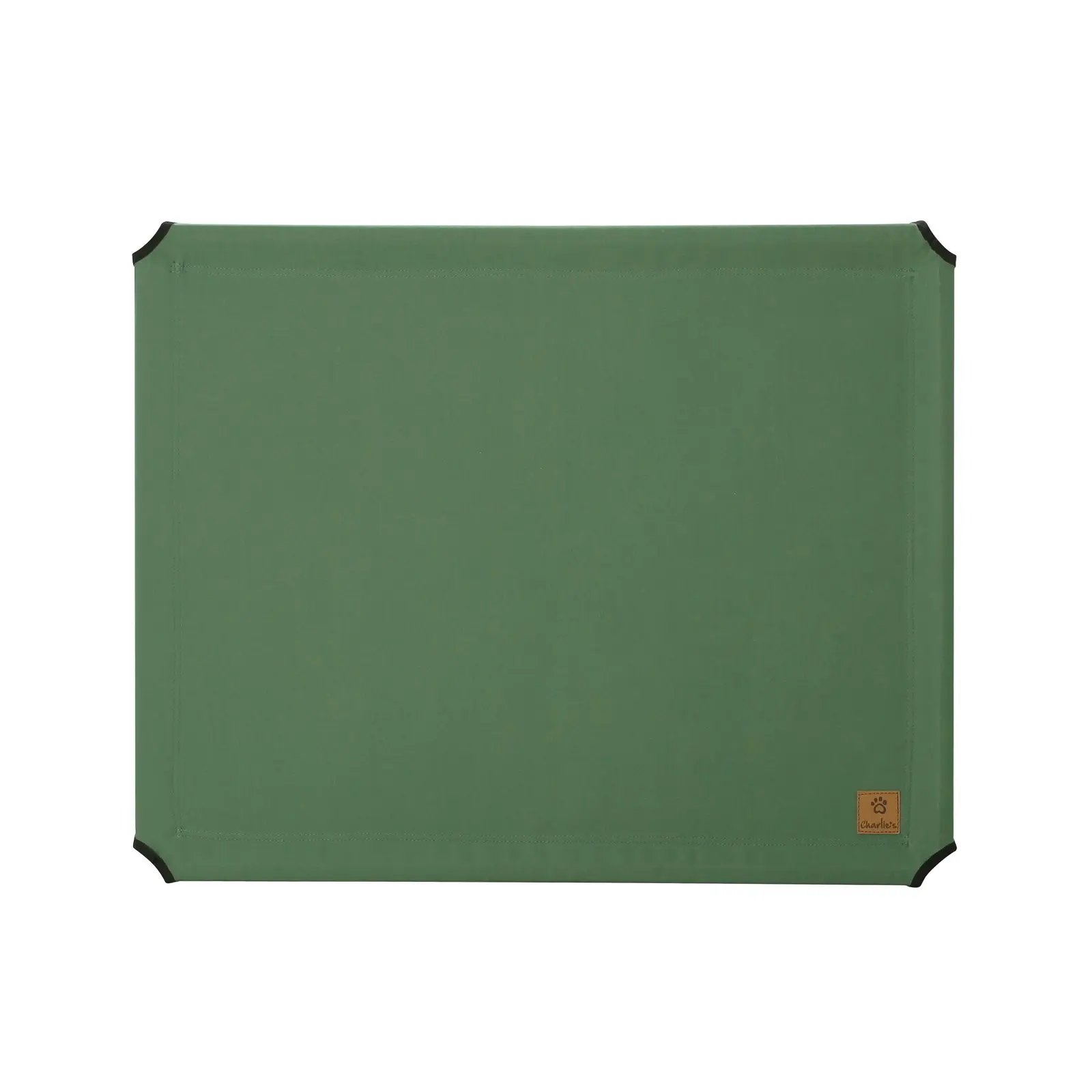 Charlie's Replaceable Cover for Elevated Trampoline Hammock Dog Bed Green Large