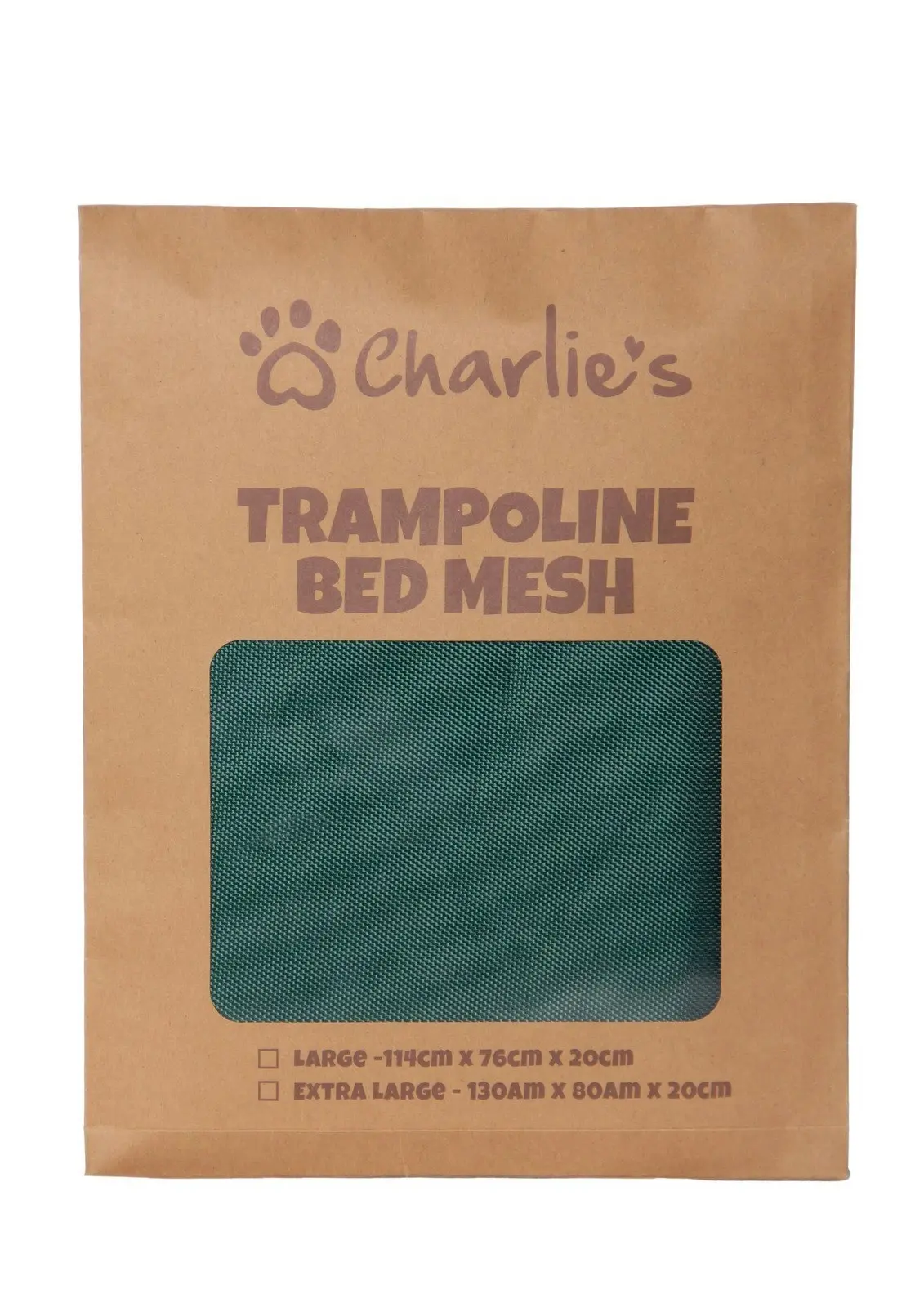 Charlie's Replaceable Cover for Elevated Trampoline Hammock Dog Bed Green Large