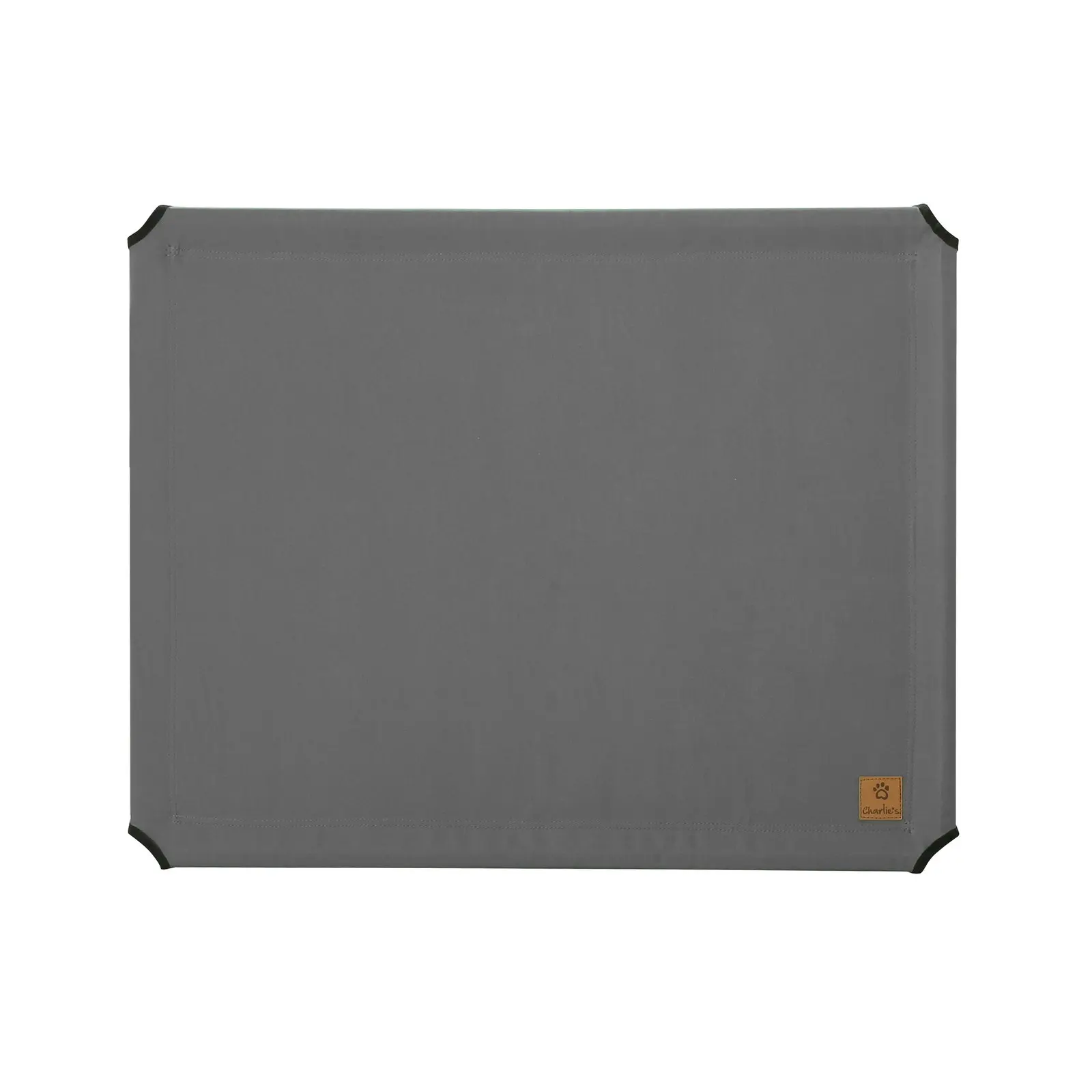 Charlie's Replaceable Cover for Elevated Trampoline Hammock Dog Bed Warm Grey Extra Large