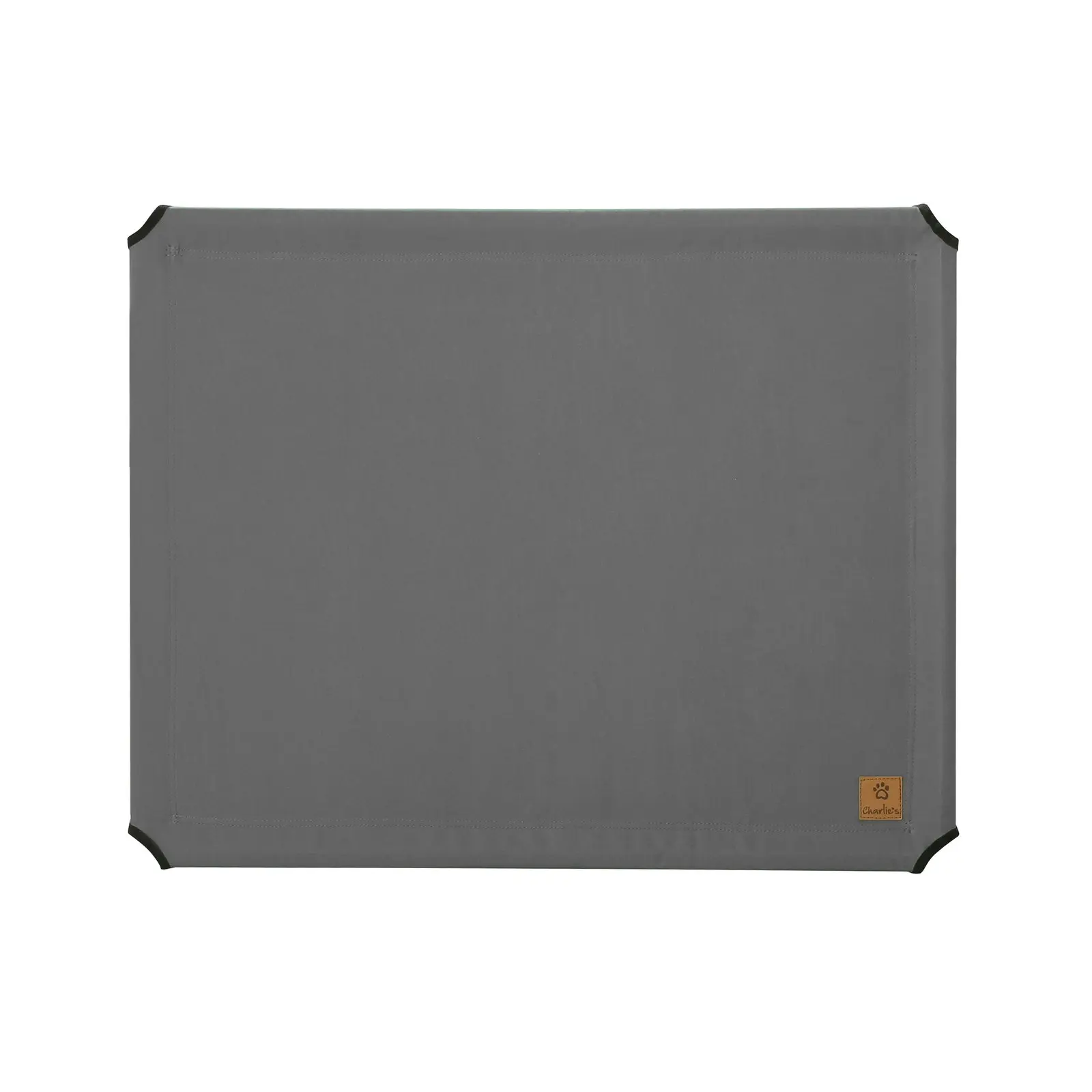 Charlie's Replaceable Cover for Elevated Trampoline Hammock Dog Bed Warm Grey Extra Large