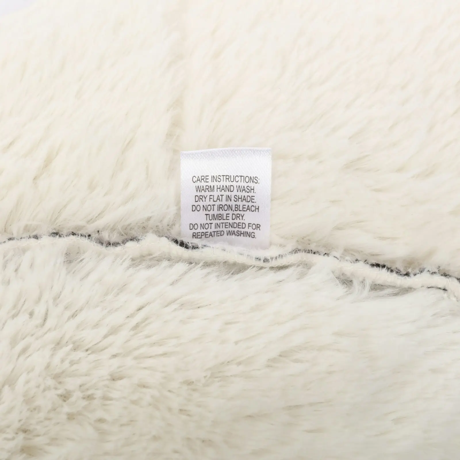 Charlie's Snookie Hooded Faux Fur Calming Dog Bed White Small