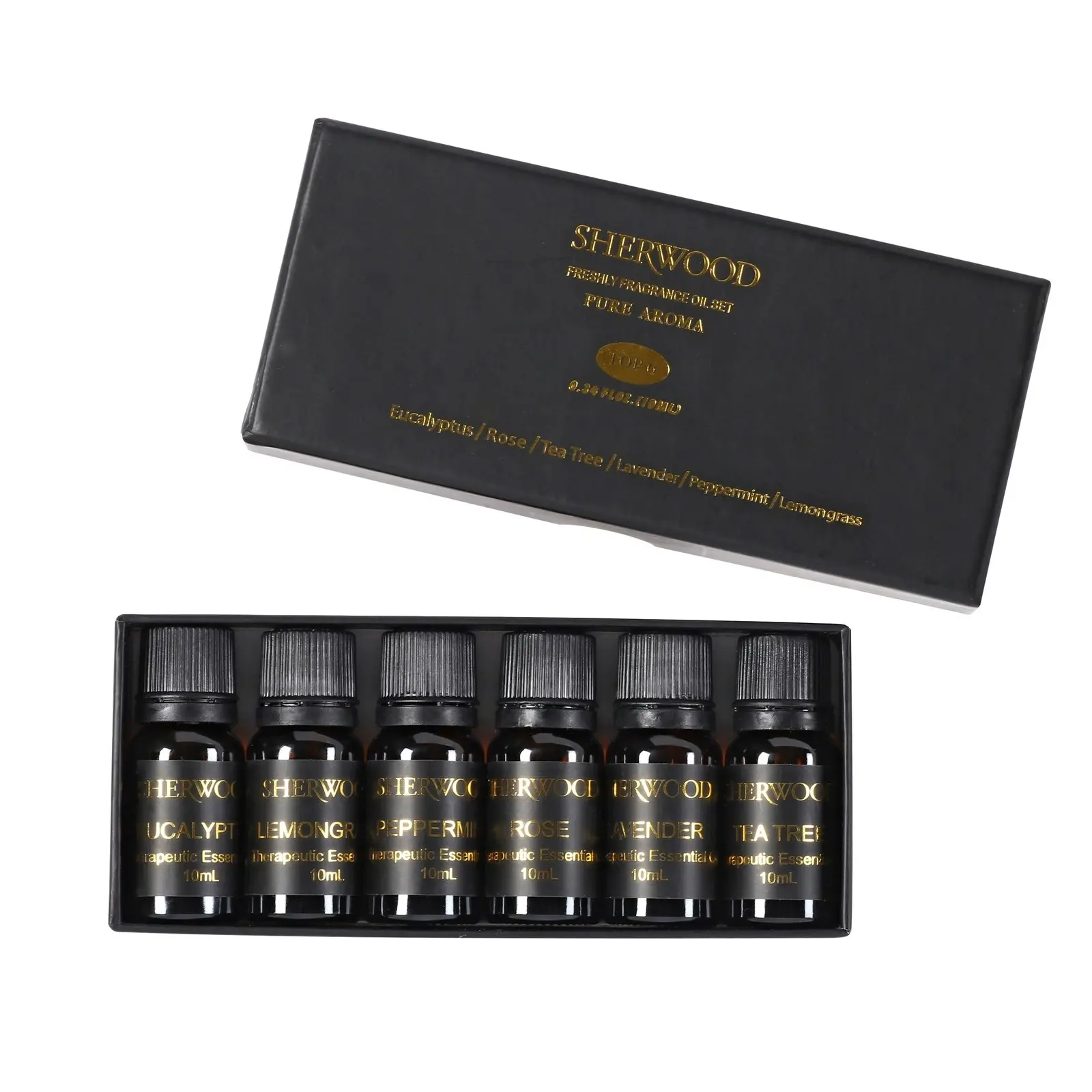 Sherwood Home Diffuser Aromatherapy Essential Oil 6 Pack For Diffuser/Humidifier X 10ML