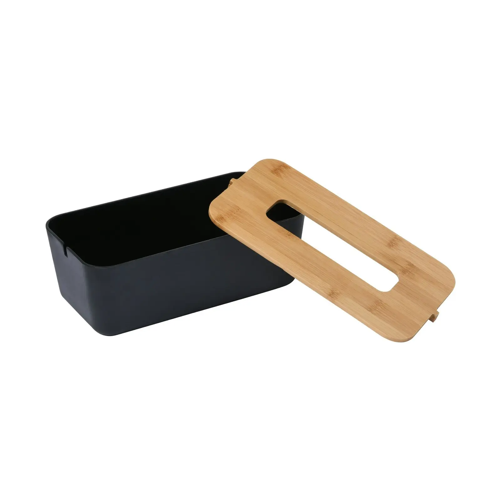 Takara Takae Natural Bamboo Tissue Box Large Black