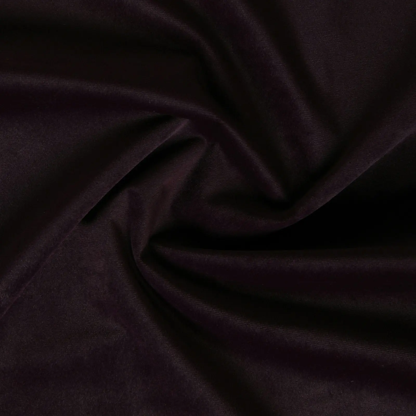 Cadence & Co. Byron Matte Velvet 100% Blockout Eyelet Curtains Twin Pack Aubergine 135x223cm