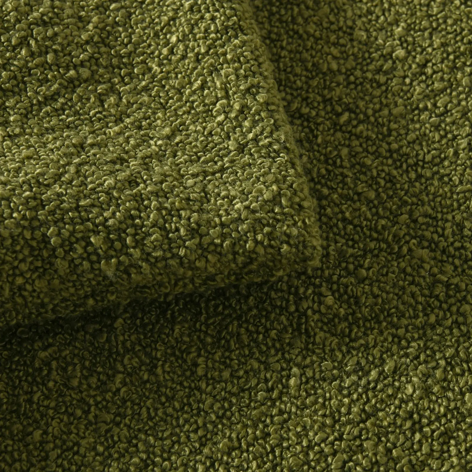 Cadence & Co. Blake Boucle Cushion Moss Green 50x50cm