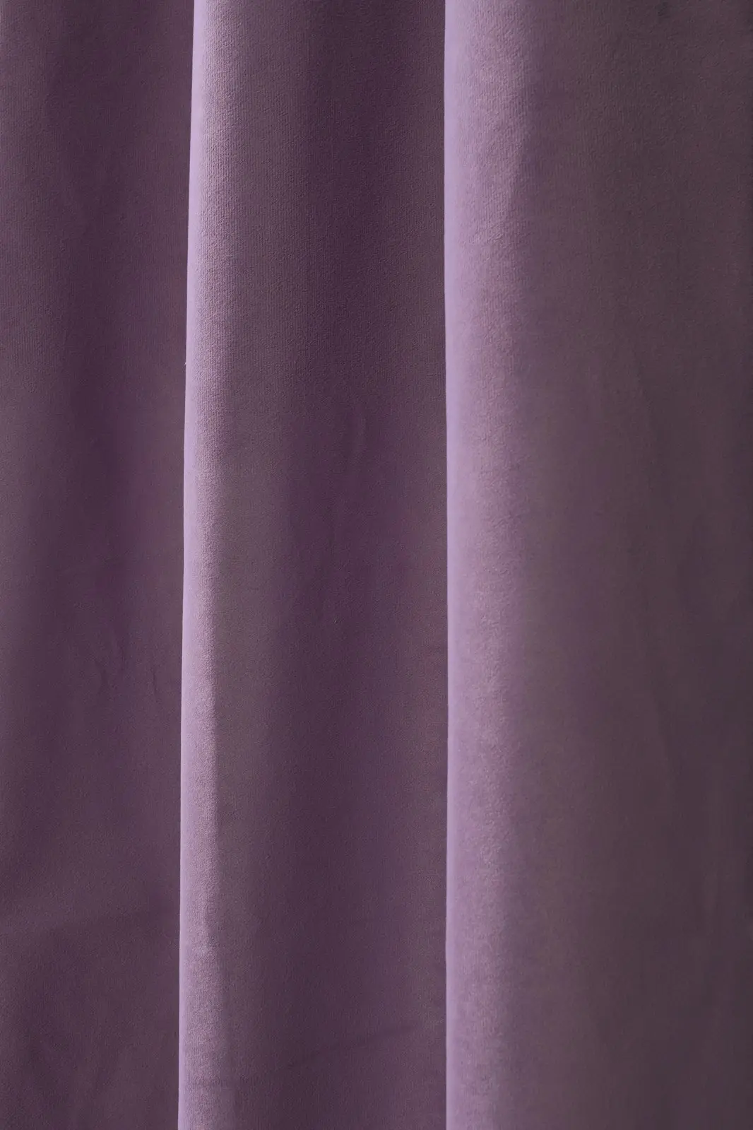 Cadence & Co Byron Matte Velvet 100% Blockout Eyelet Curtains Twin Pack Lilac 180x223cm