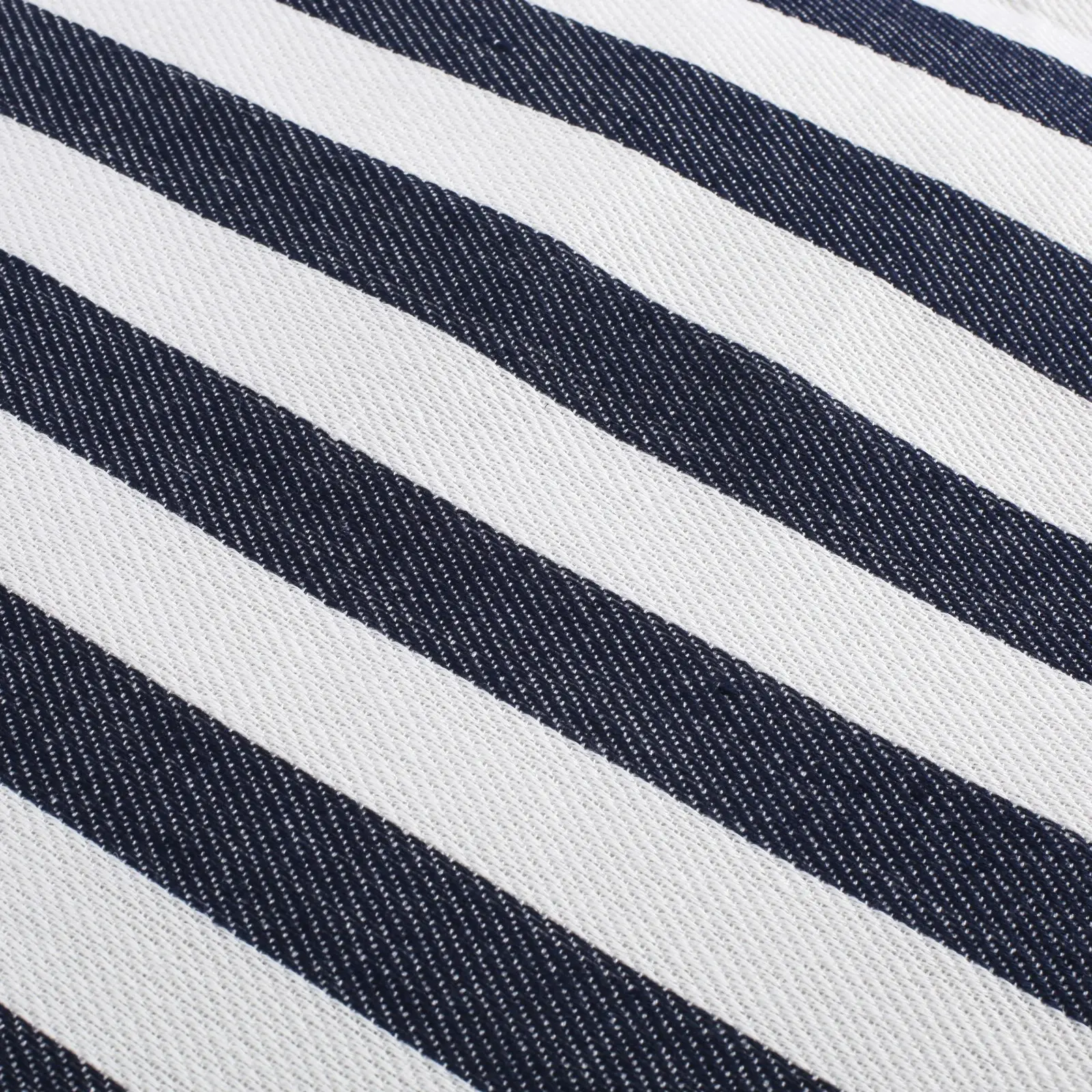 Sherwood Home Picnic Blanket Blue and White Striped 200x150cm