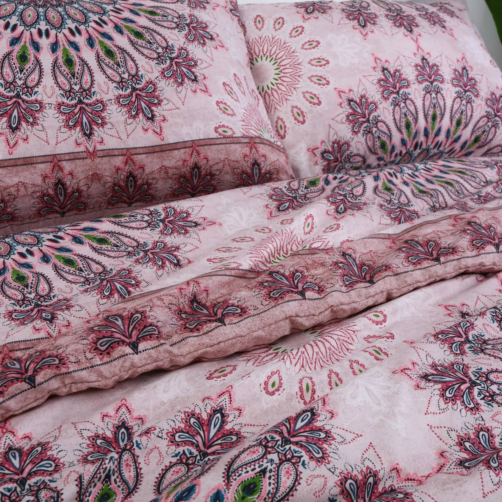 Dreamaker Printed Quilt Cover Set - King Bed Desert Flower