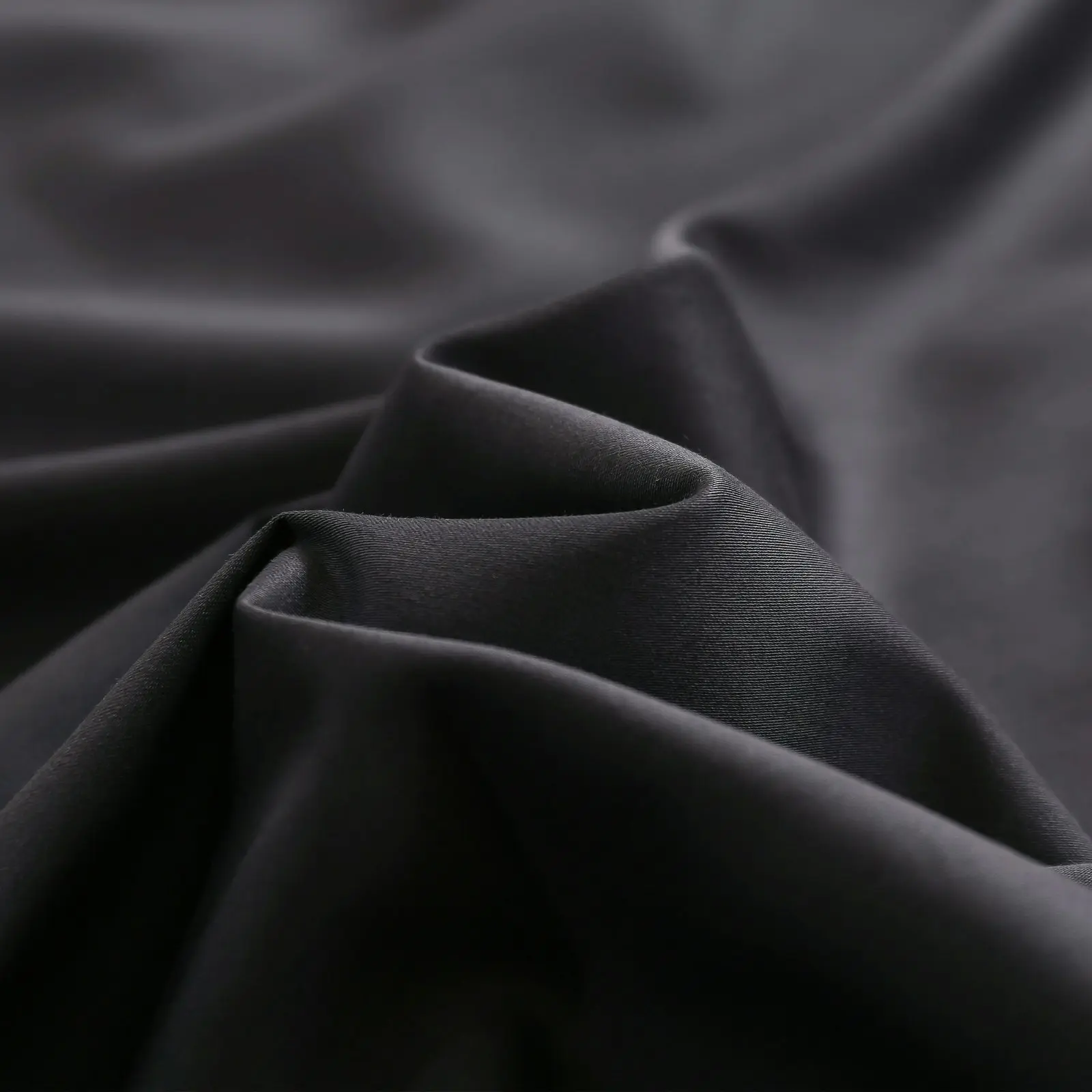 Serene 400TC Bamboo Cotton Blend Sateen Sheet Set CHARCOAL Single Bed