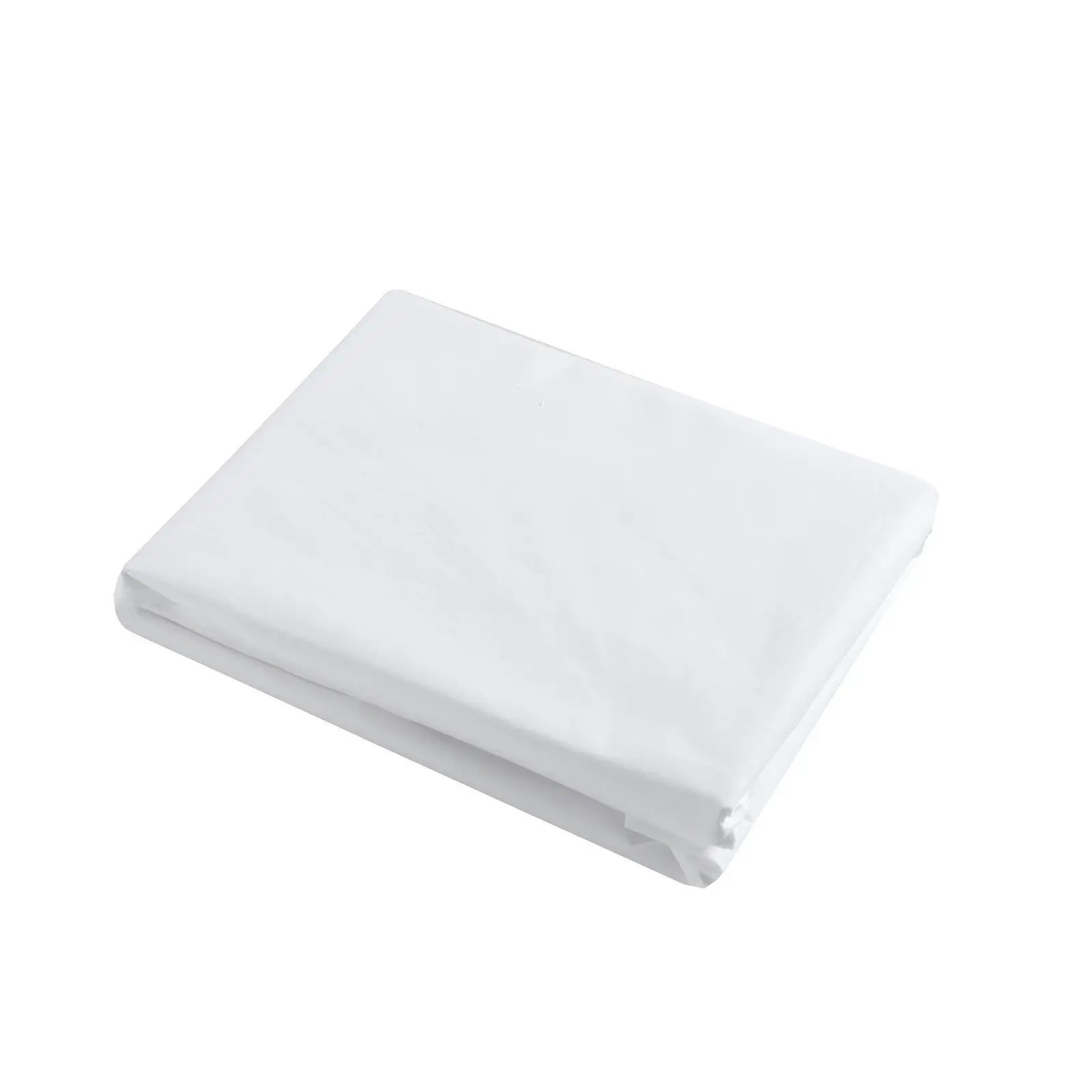 Dreamaker Soft Waterproof Cot Mattress Protector White Boori Fitted Sheet